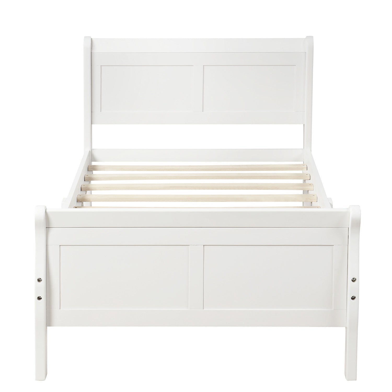 Minimalist Wood Platform Bed Twin Mattress Foundation (WF192439AAK) - Direct Wicker