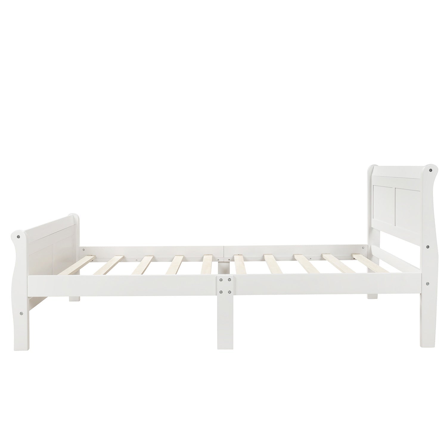 Minimalist Wood Platform Bed Twin Mattress Foundation (WF192439AAK) - Direct Wicker
