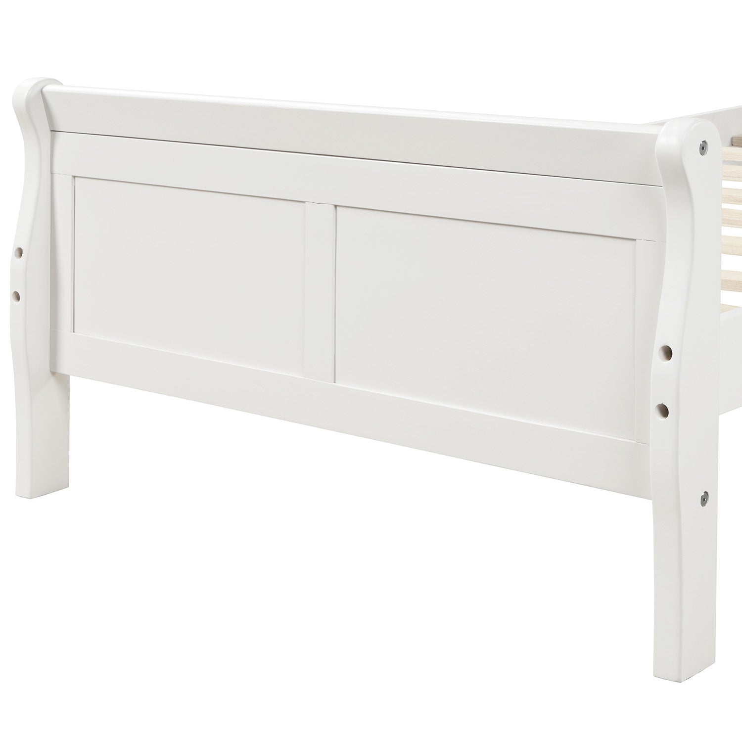 Minimalist Wood Platform Bed Twin Mattress Foundation (WF192439AAK) - Direct Wicker