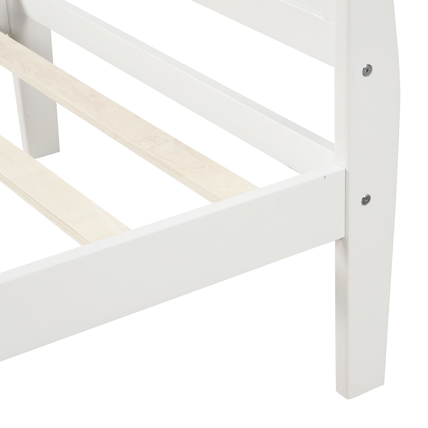 Minimalist Wood Platform Bed Twin Mattress Foundation (WF192439AAK) - Direct Wicker