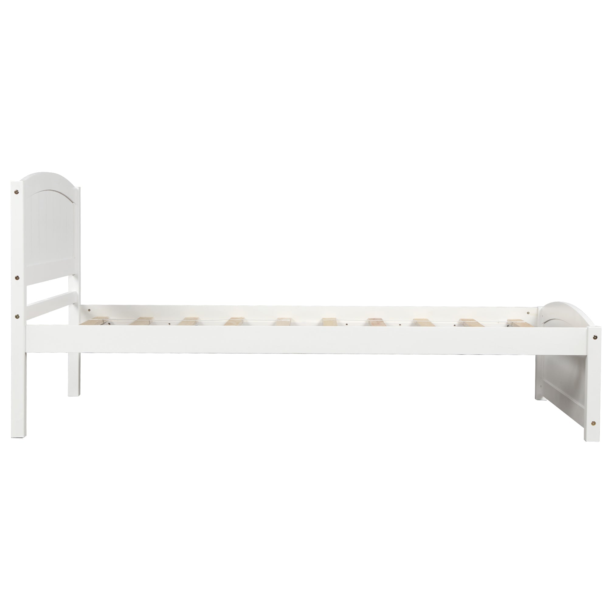 Minimalist Wood Platform Bed with Headboard and Footboard (WF190781AAK) - Direct Wicker