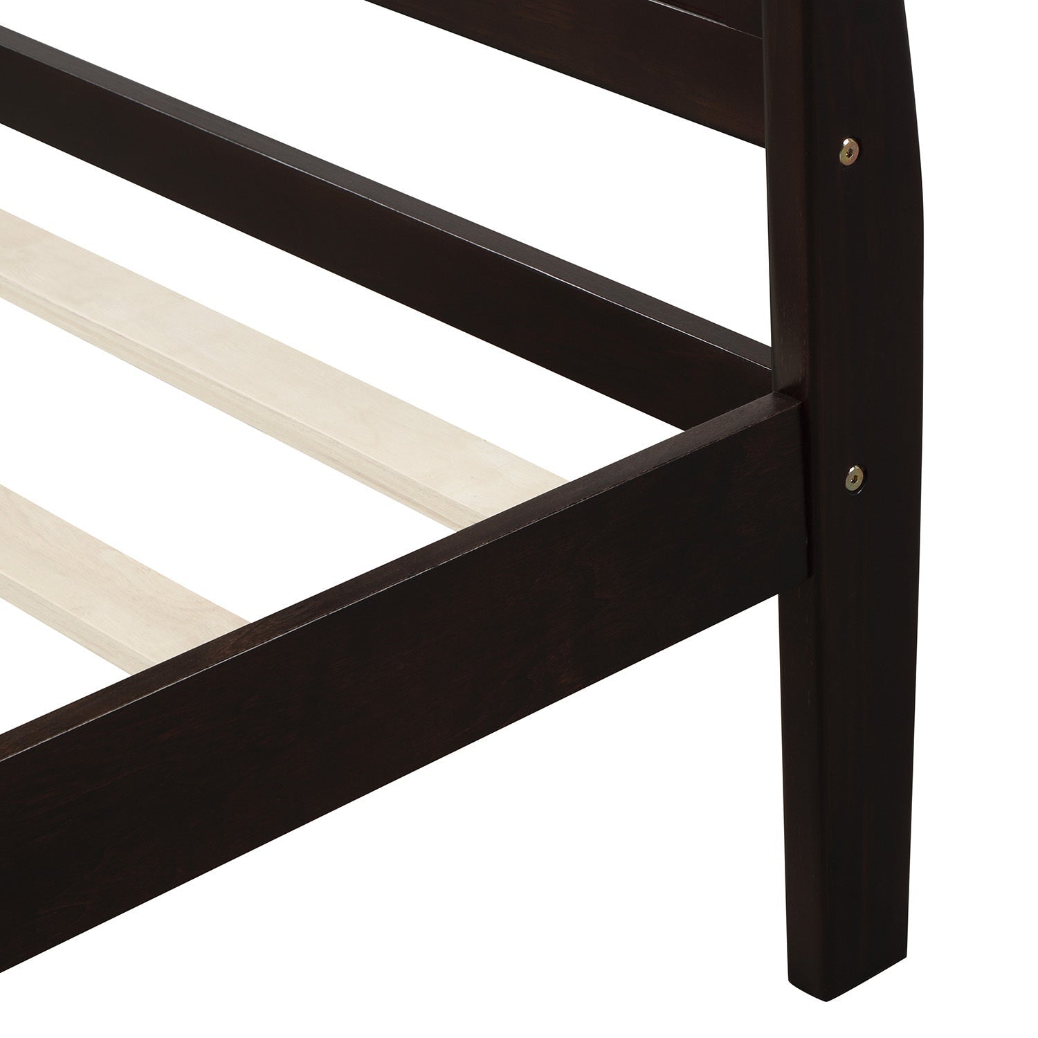 Minimalist Wood Platform Twin Bed Frame with Headboard and Footboard (WF192439AAP) - Direct Wicker