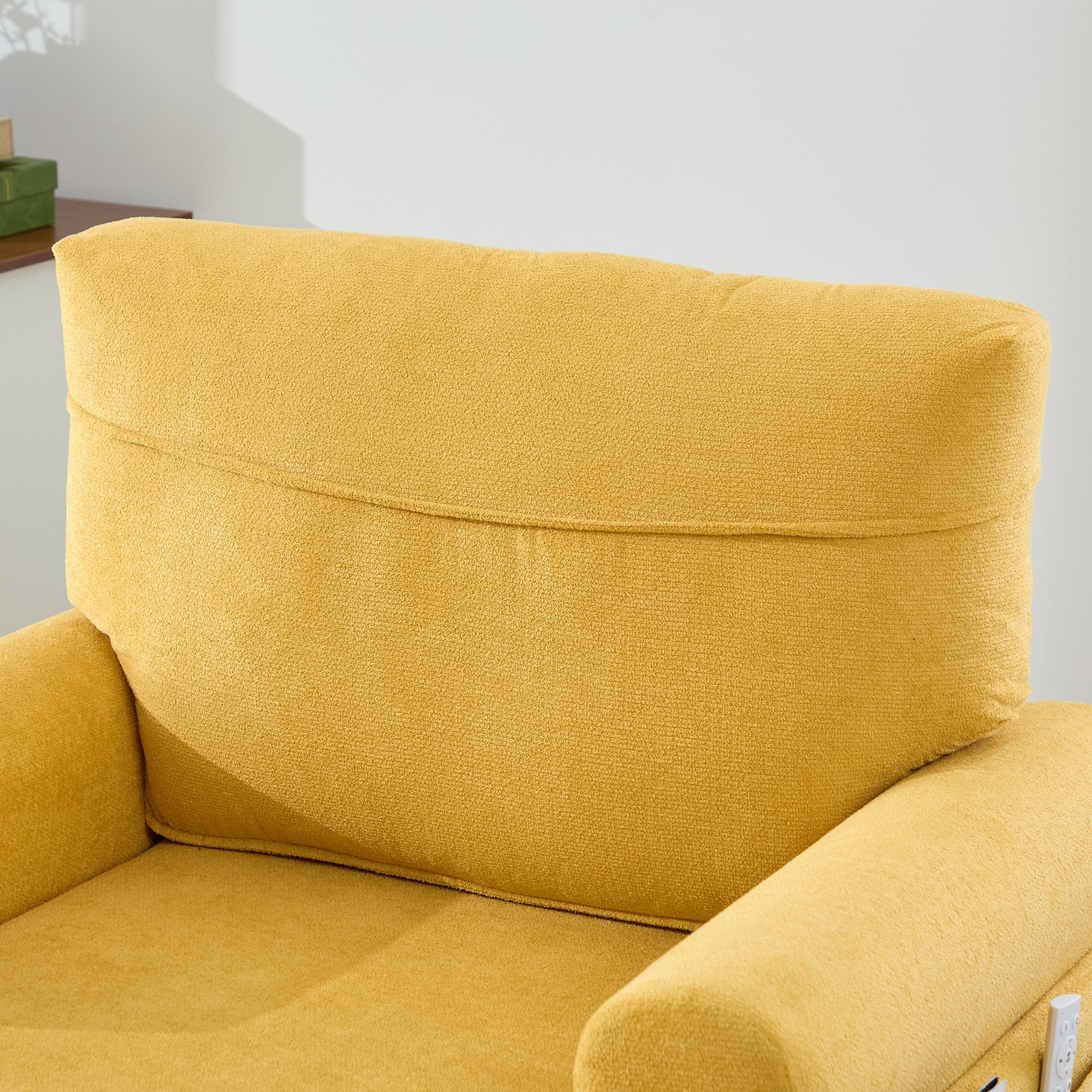 Modern Minimalist Chenille Fabric Chaise Lounge Recliner Single Sofa (W395P371336) - Direct Wicker