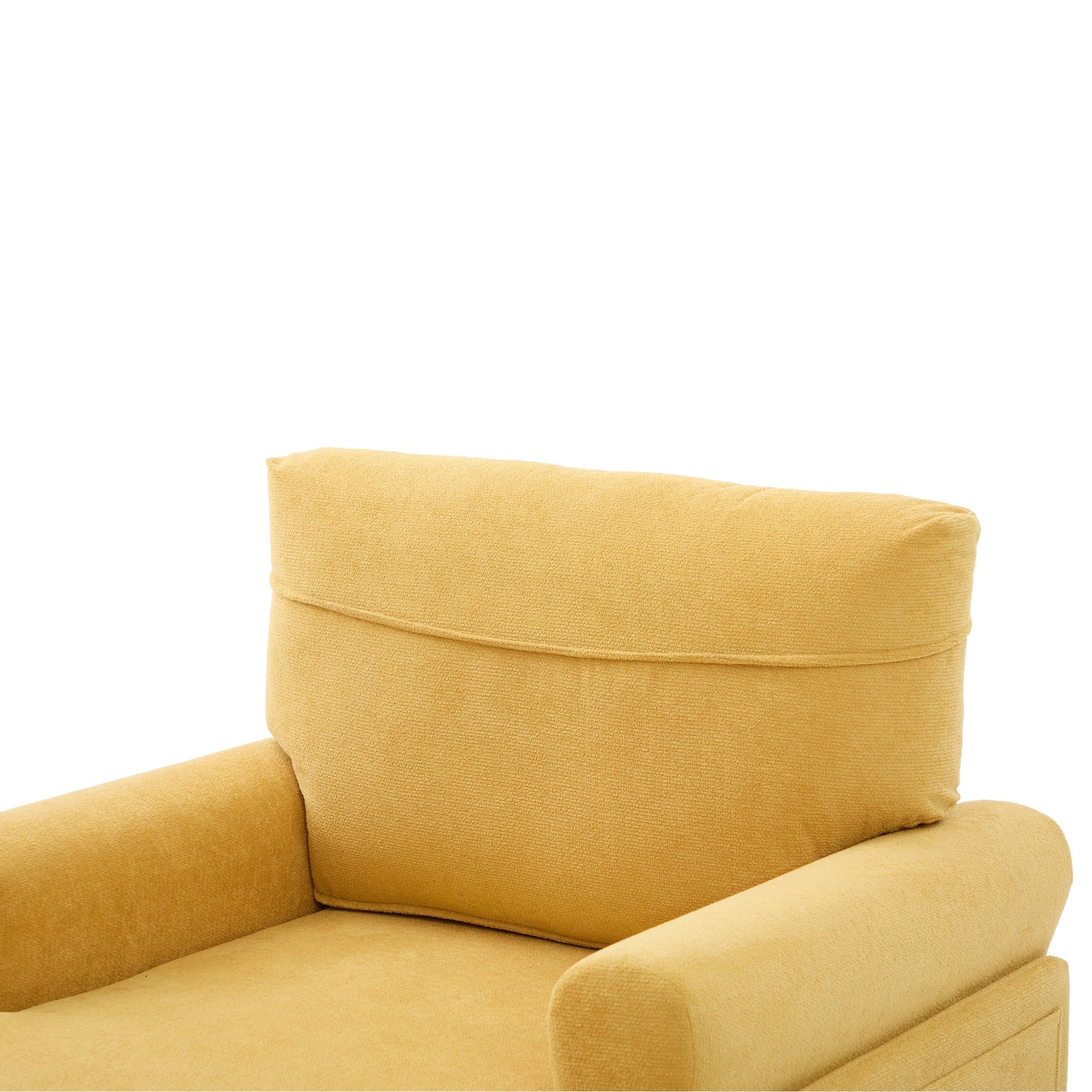 Modern Minimalist Chenille Fabric Chaise Lounge Recliner Single Sofa (W395P371336) - Direct Wicker