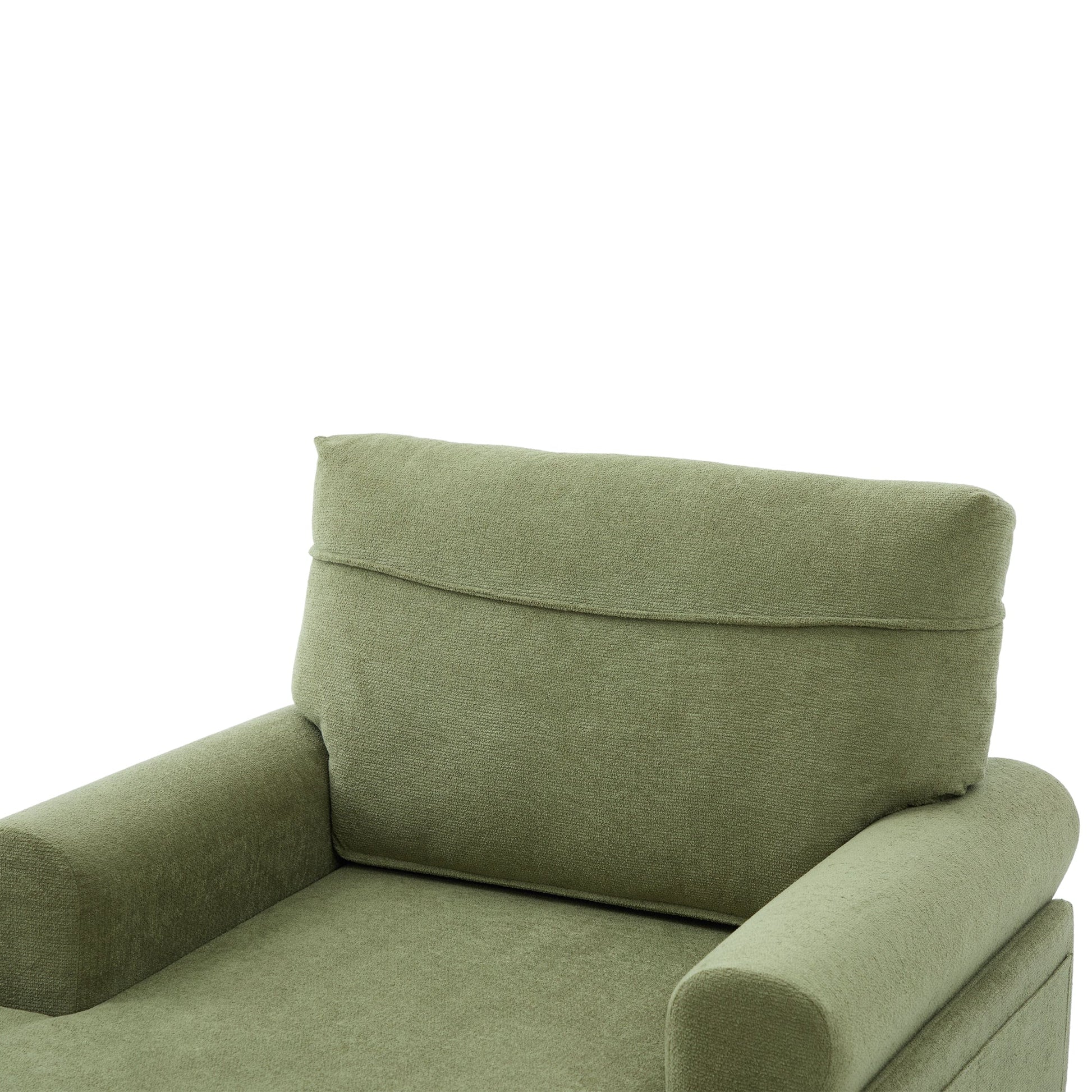 Modern Minimalist Chenille Fabric Chaise Lounge Recliner Single Sofa (W395P371338) - Direct Wicker