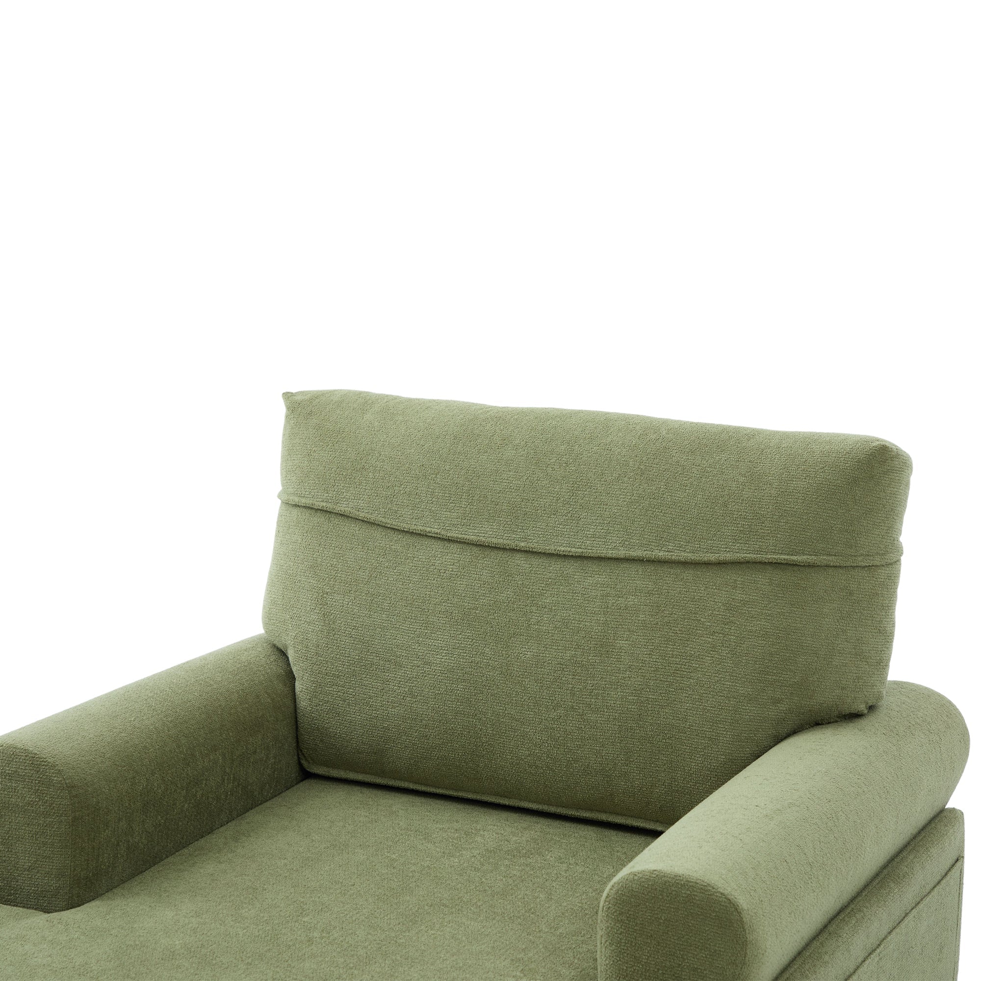 Modern Minimalist Chenille Fabric Chaise Lounge Recliner Single Sofa (W395P371338) - Direct Wicker