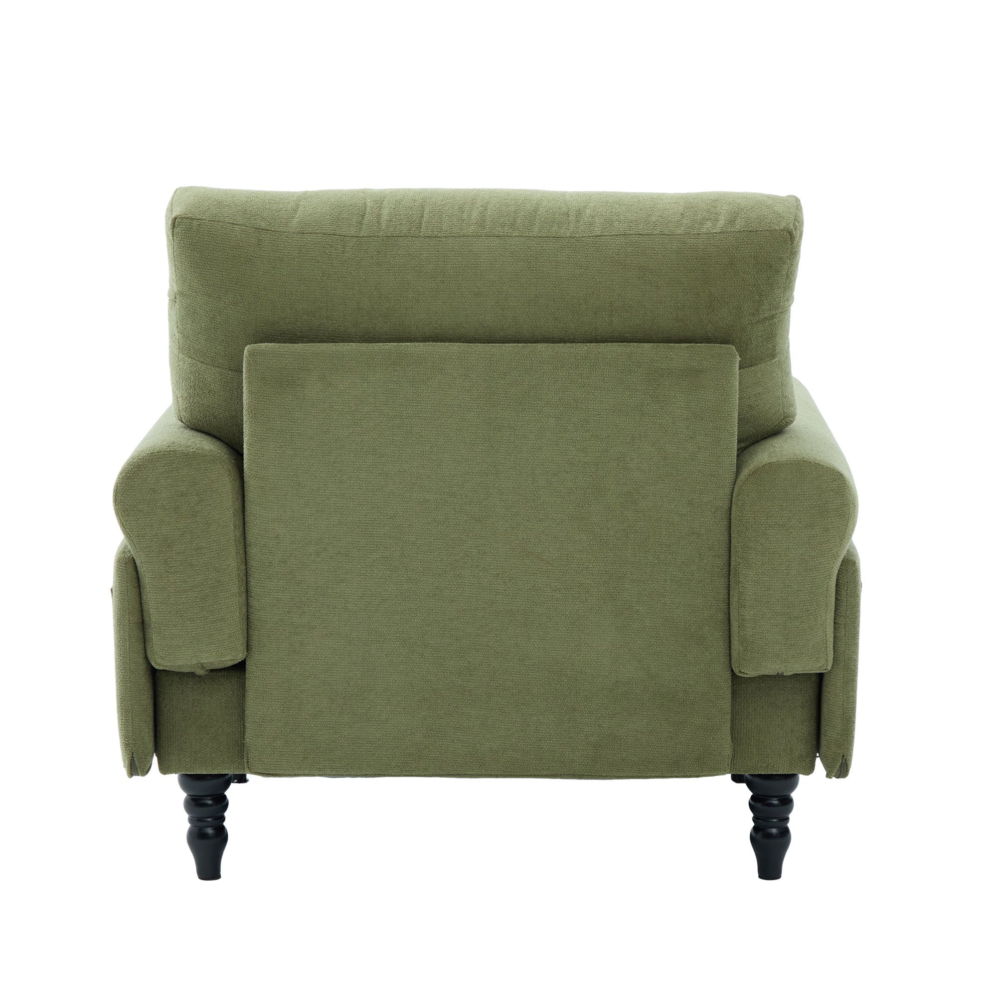 Modern Minimalist Chenille Fabric Chaise Lounge Recliner Single Sofa (W395P371338) - Direct Wicker