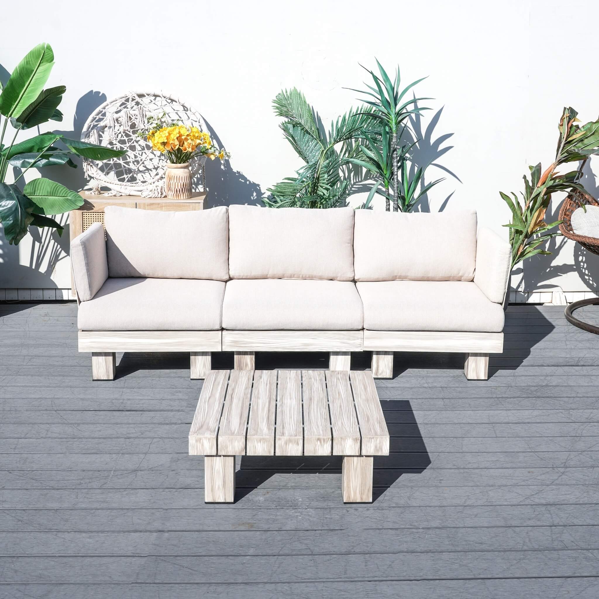 Monterey Modular 3 - Seat Sofa Set (PAS - 2510 - 3S - SET) - Direct Wicker