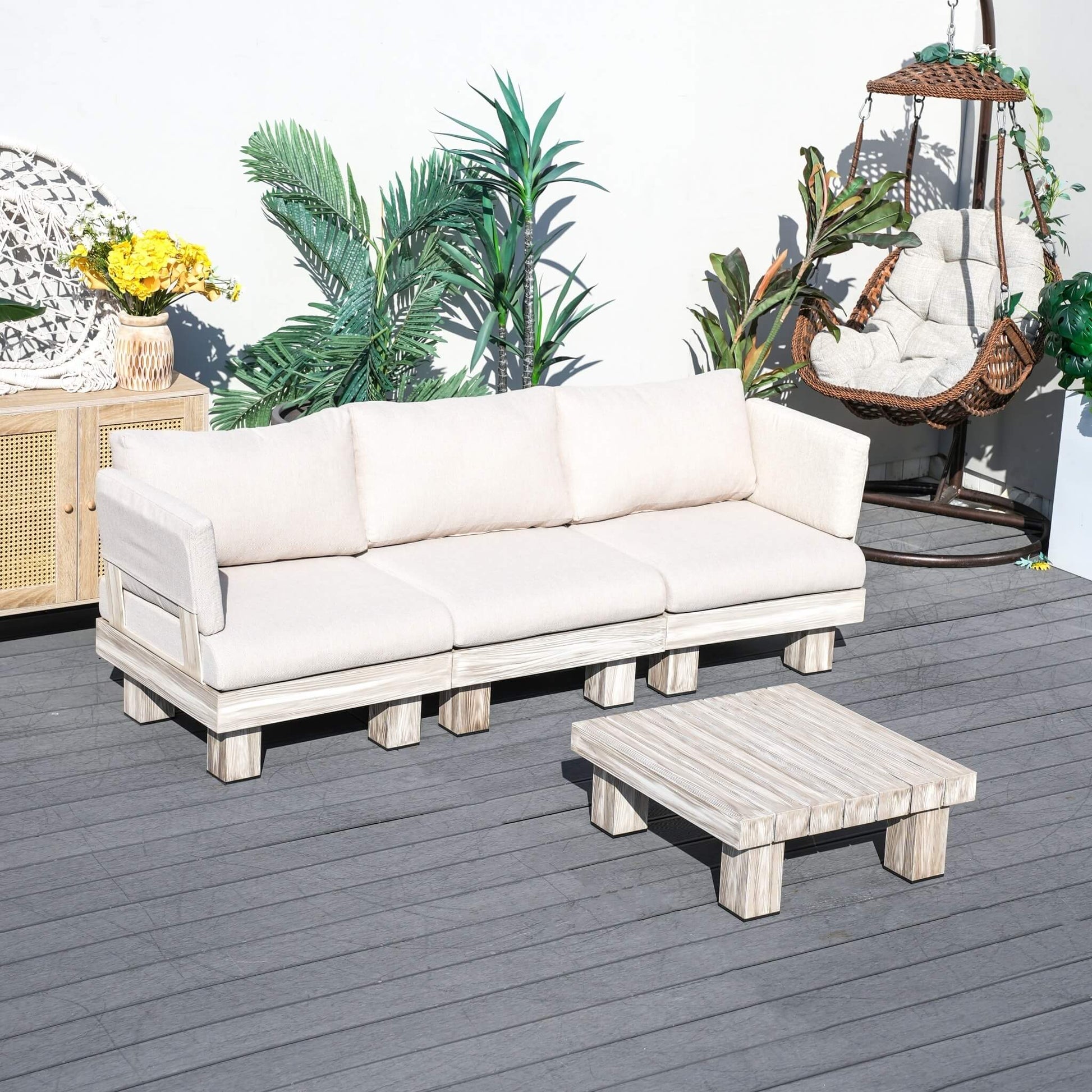 Monterey Modular 3 - Seat Sofa Set (PAS - 2510 - 3S - SET) - Direct Wicker