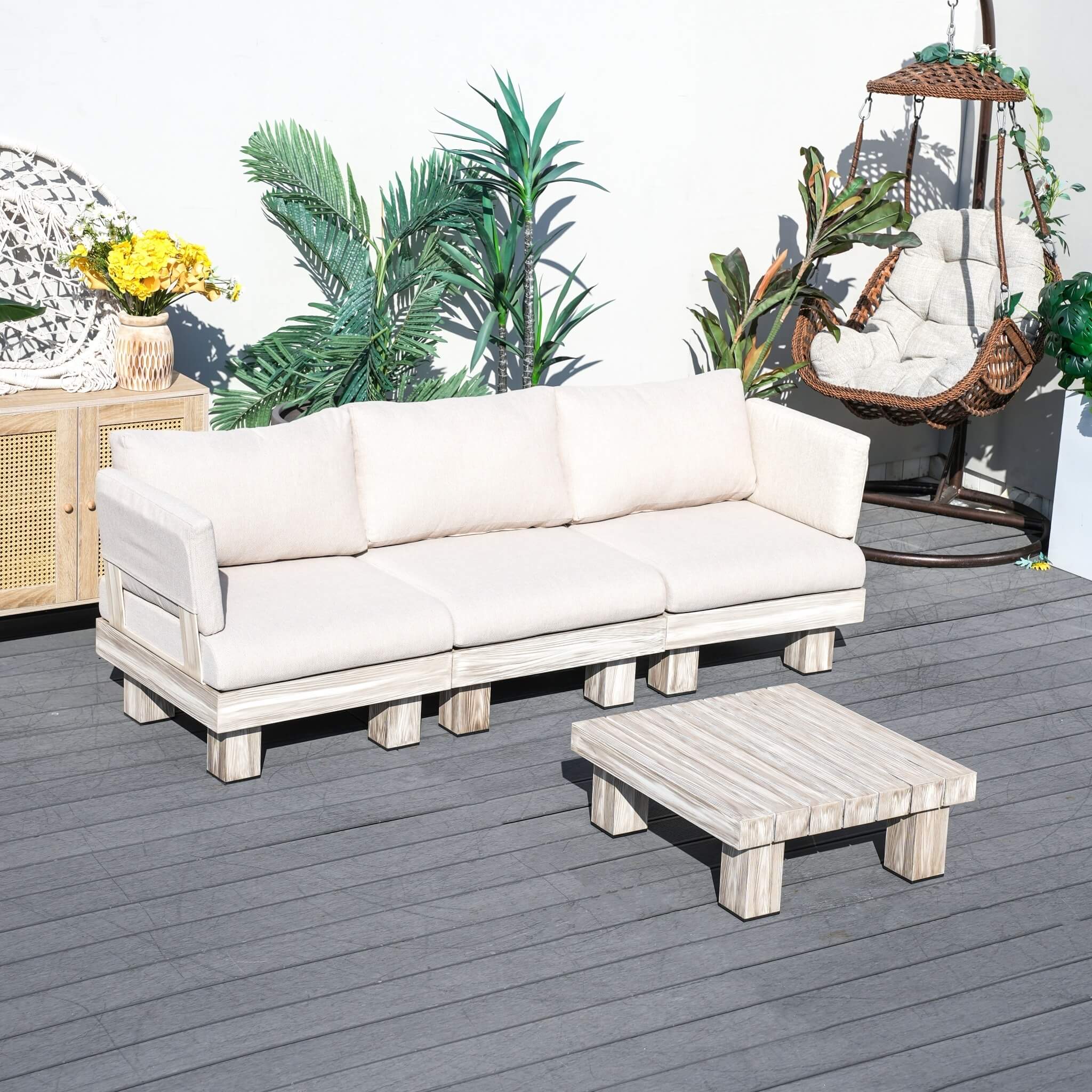 Monterey Modular 3 - Seat Sofa Set (PAS - 2510 - 3S - SET) - Direct Wicker