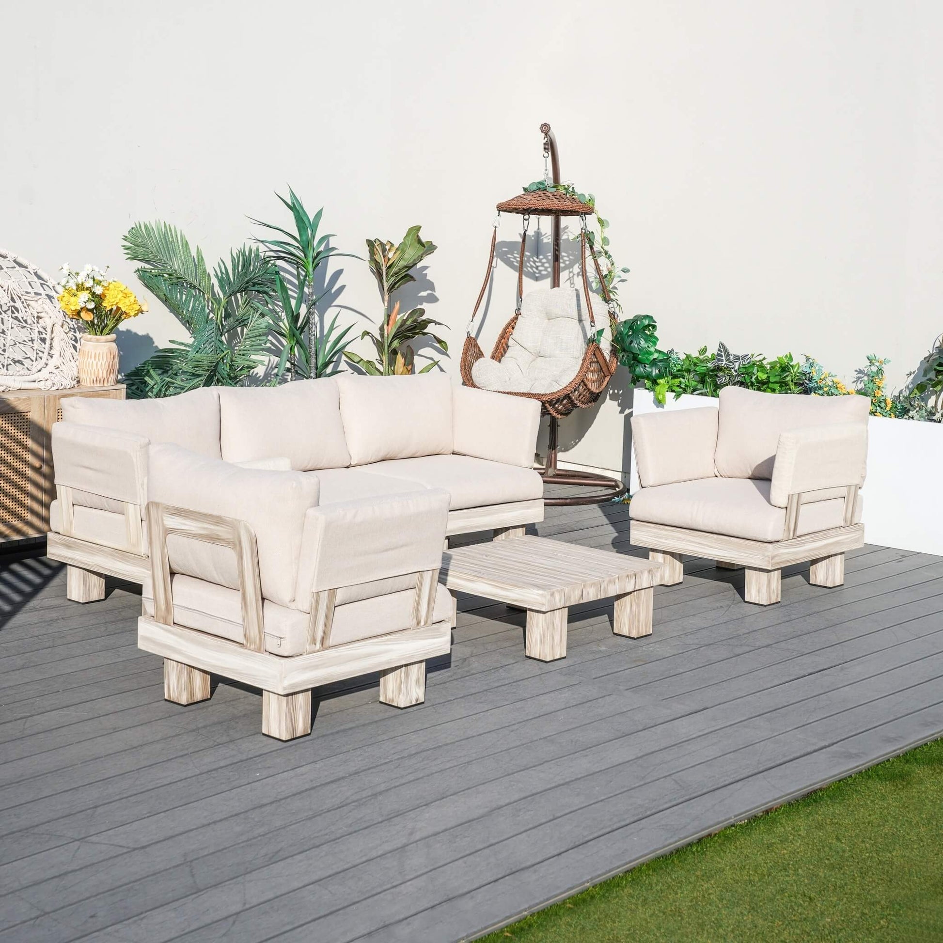 Monterey Modular 5 - Seater Sofa Set (PAS - 2510 - 5S - SET) - Direct Wicker