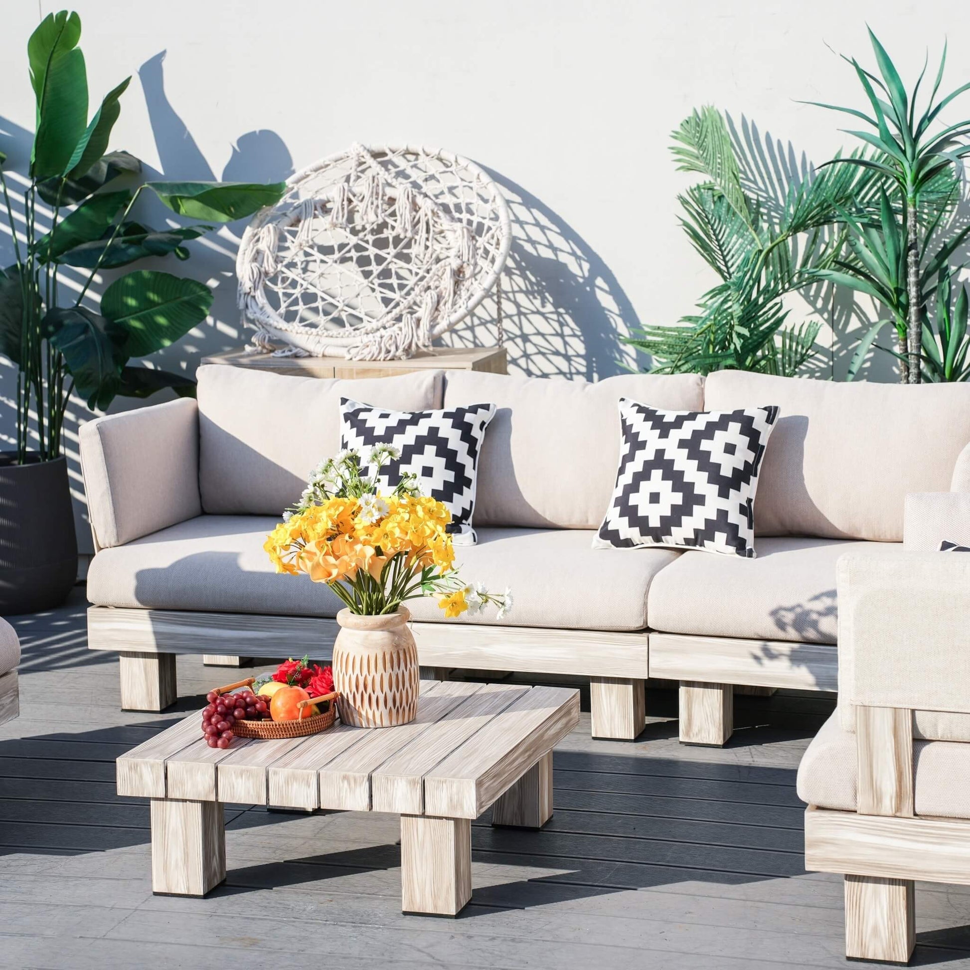 Monterey Modular 5 - Seater Sofa Set (PAS - 2510 - 5S - SET) - Direct Wicker
