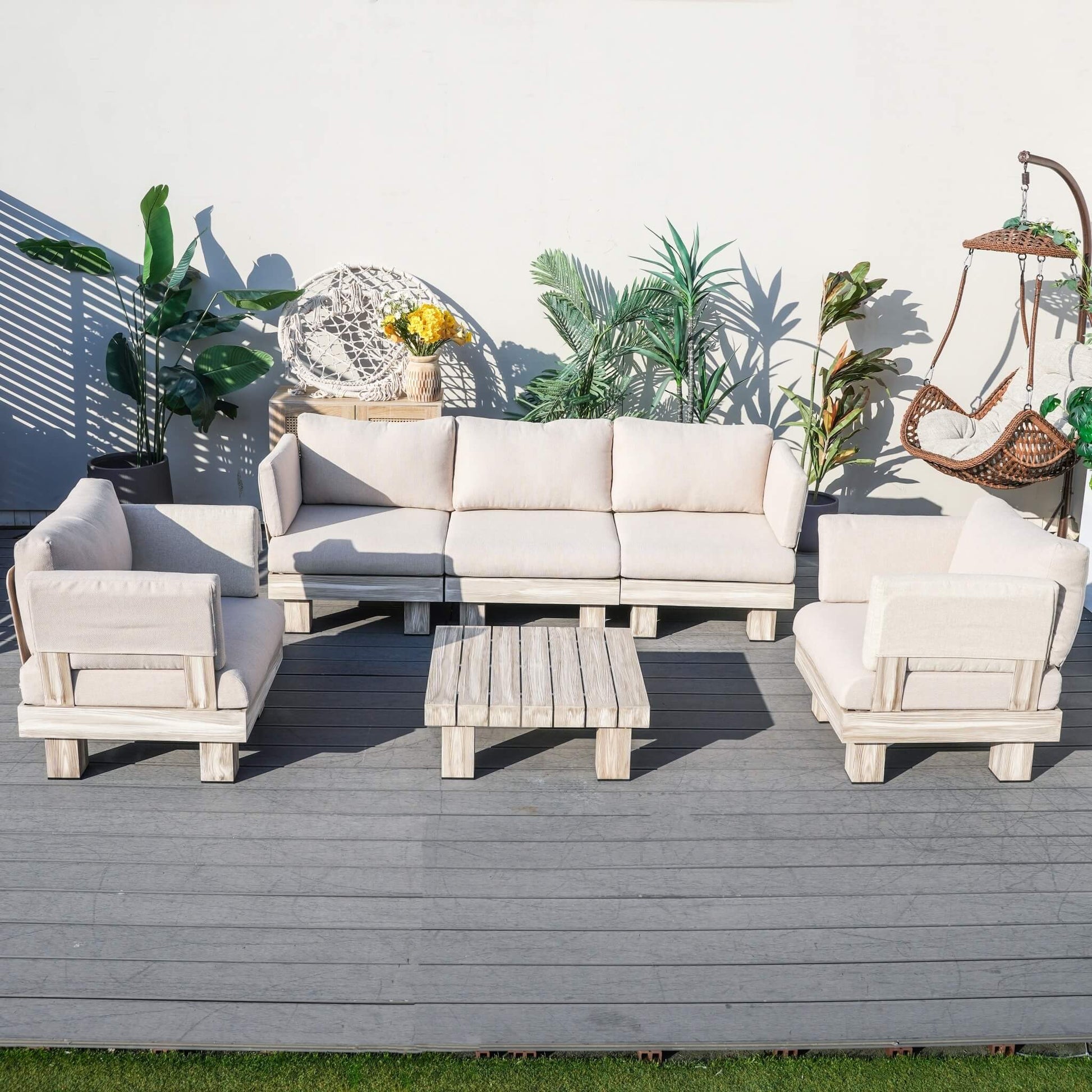 Monterey Modular 5 - Seater Sofa Set (PAS - 2510 - 5S - SET) - Direct Wicker
