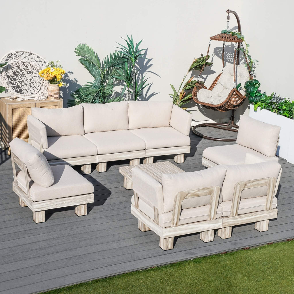 Monterey Modular 7 - Seater Sofa Set (PAS - 2510 - 7S - SET) - Direct Wicker