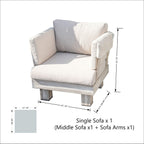 Monterey Modular 7 - Seater Sofa Set (PAS - 2510 - 7S - SET) - Direct Wicker