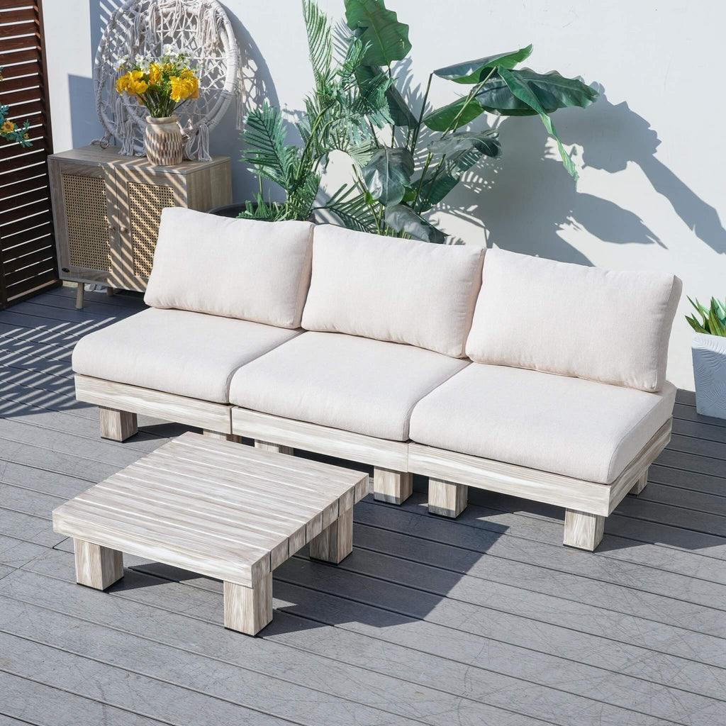 Monterey Modular Armless 3 - Seat Sofa Set (PAS - 2510 - 3S - Armless - SET) - Direct Wicker