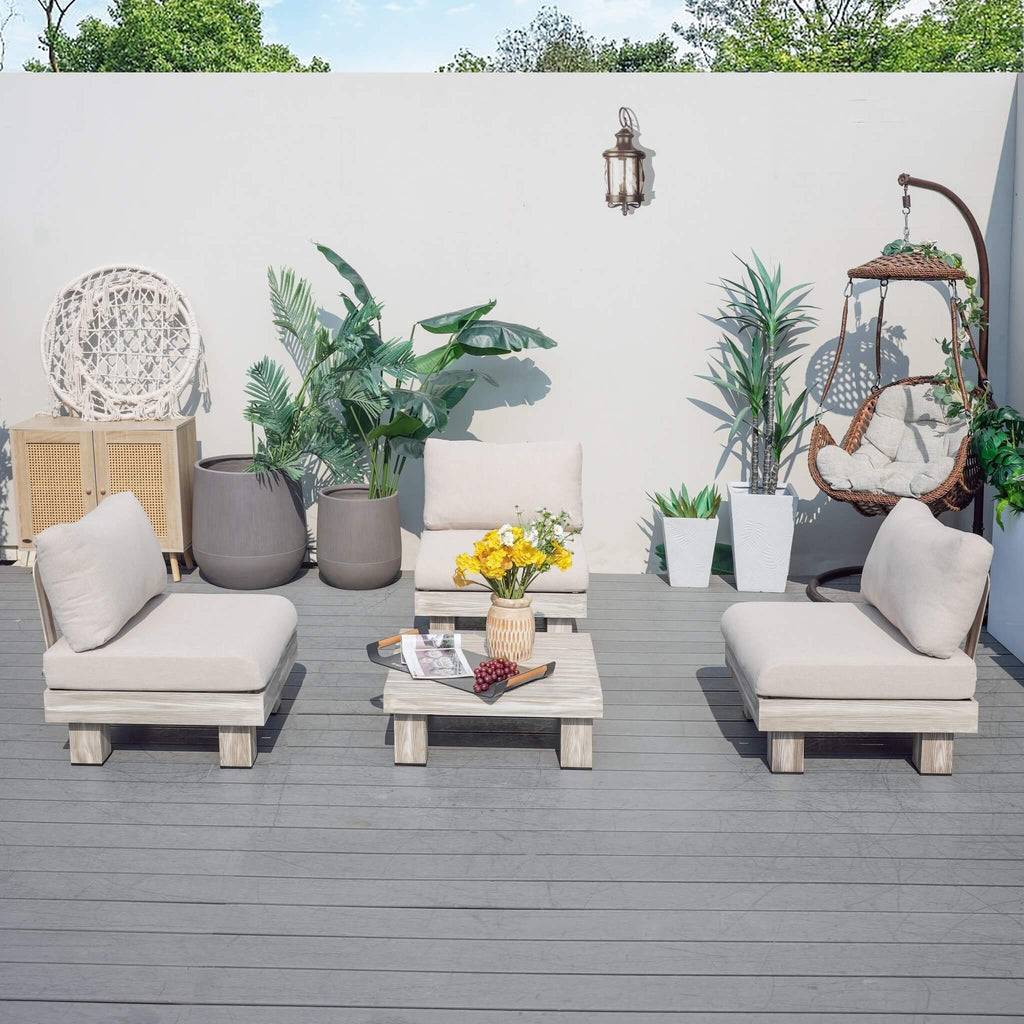 Monterey Modular Armless 3 - Seat Sofa Set (PAS - 2510 - 3S - Armless - SET) - Direct Wicker