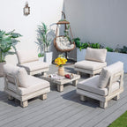 Monterey Modular Armless 4 - Seater Sofa Set (PAS - 2510 - 4S - Armless - SET) - Direct Wicker