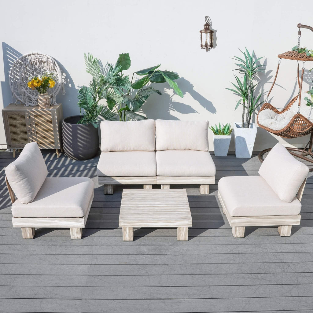 Monterey Modular Armless 4 - Seater Sofa Set (PAS - 2510 - 4S - Armless - SET) - Direct Wicker