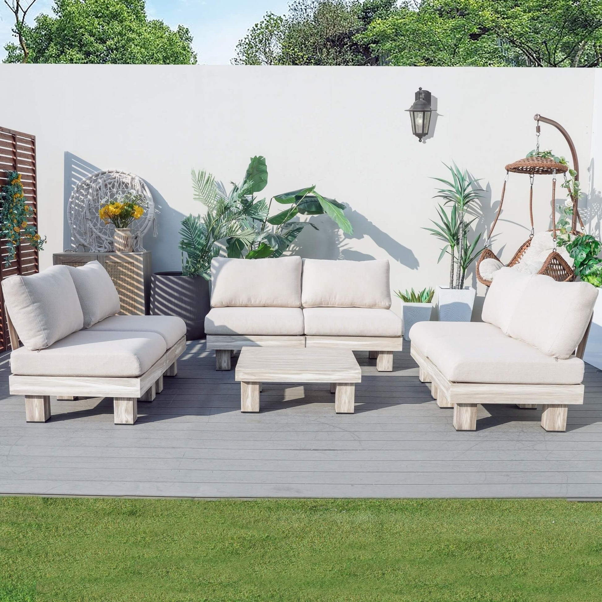 Monterey Modular Armless 6 - Seater Sofa Set (PAS - 2510 - 6S - Armless - SET) - Direct Wicker
