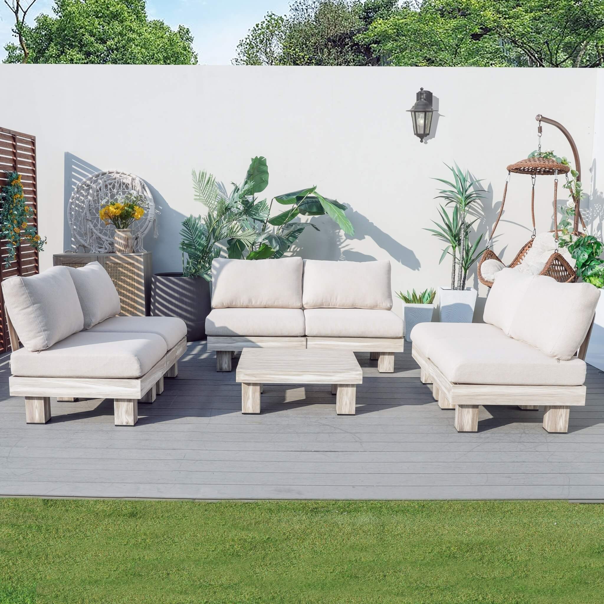 Monterey Modular Armless 6 - Seater Sofa Set (PAS - 2510 - 6S - Armless - SET) - Direct Wicker