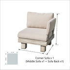 Monterey Modular Collection Sofas and Coffee Table (PAS - 2510 - Sofas&Table) - Direct Wicker