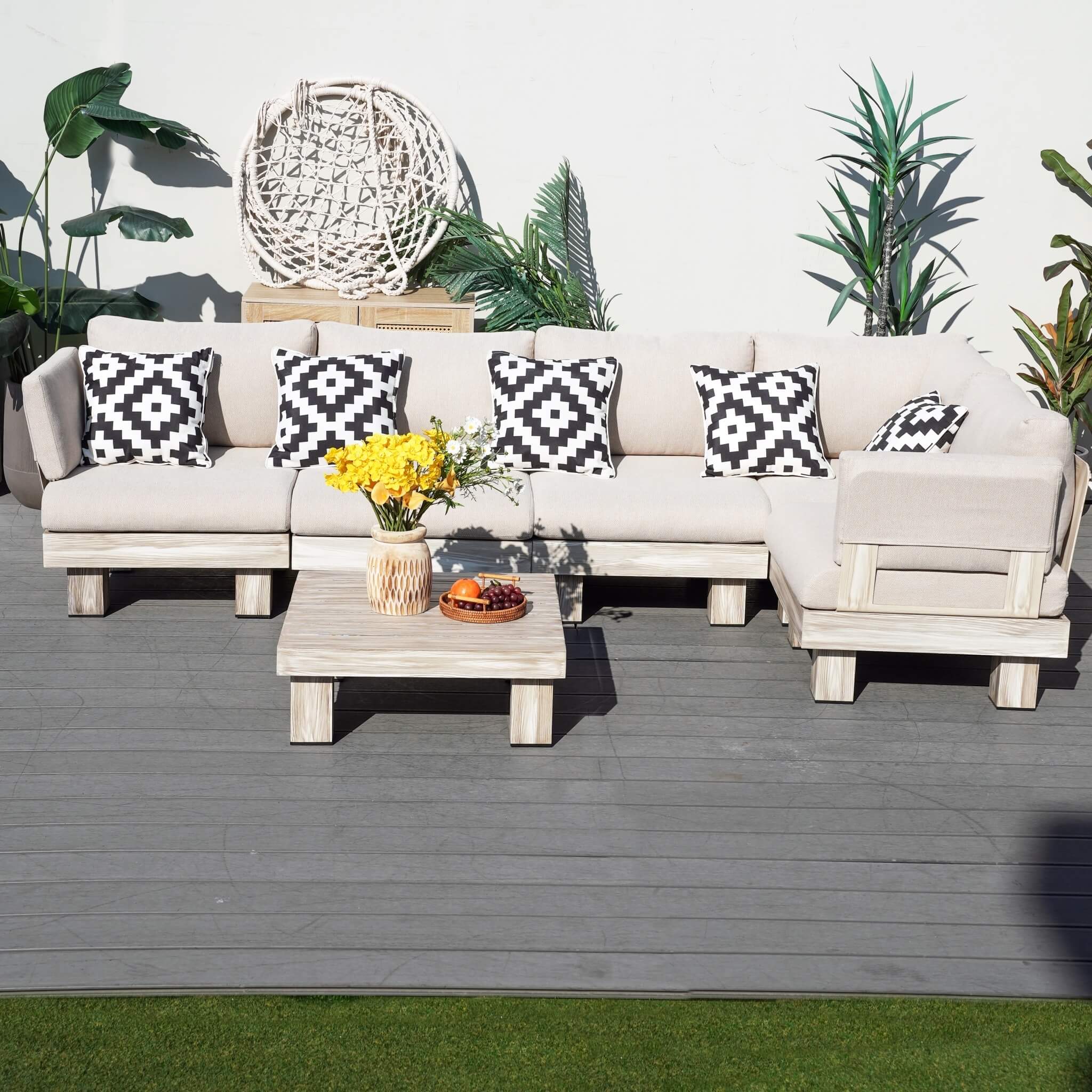 Monterey Modular L3 Corner Sofa Set (PAS - 2510 - L3 - SET) - Direct Wicker