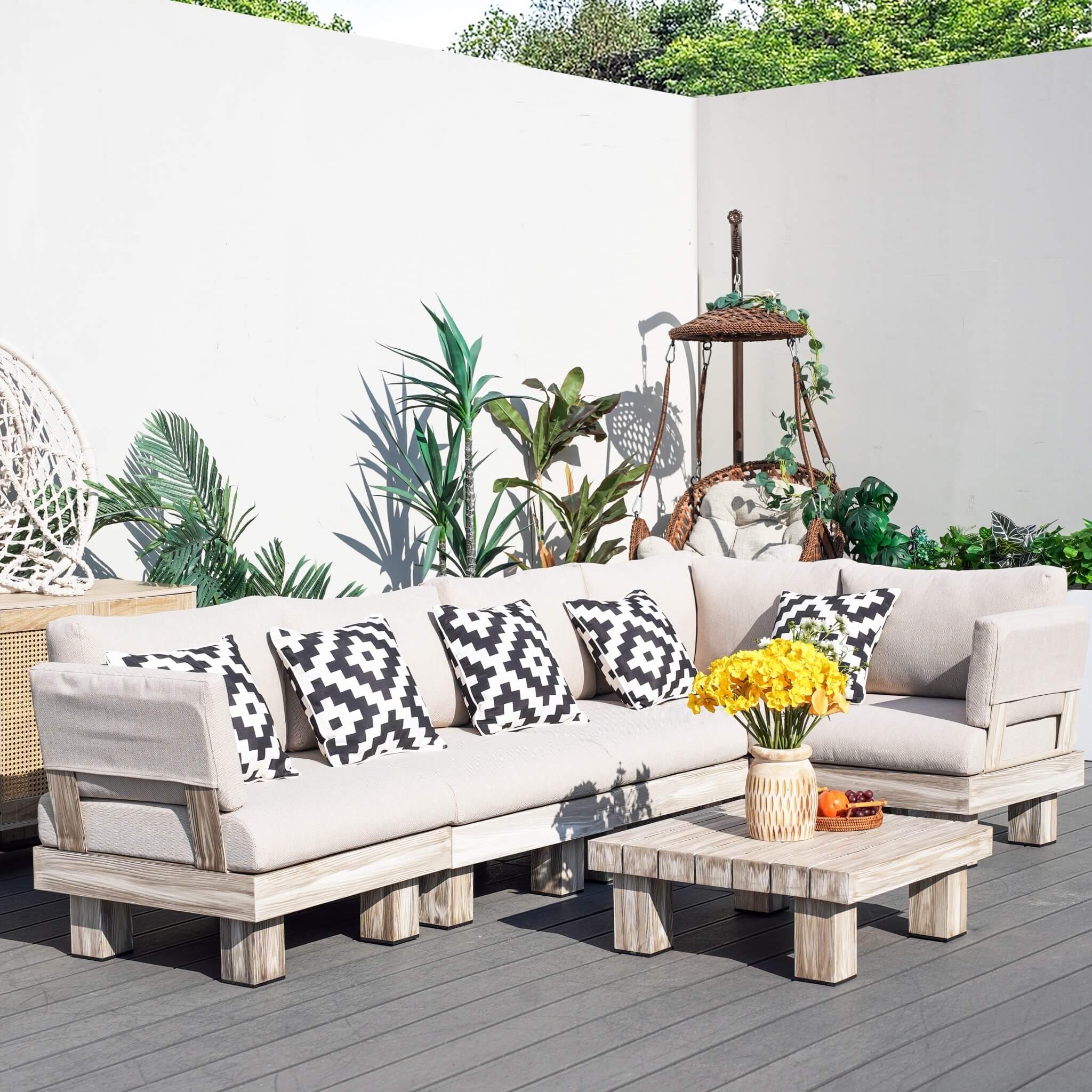 Monterey Modular L3 Corner Sofa Set (PAS - 2510 - L3 - SET) - Direct Wicker