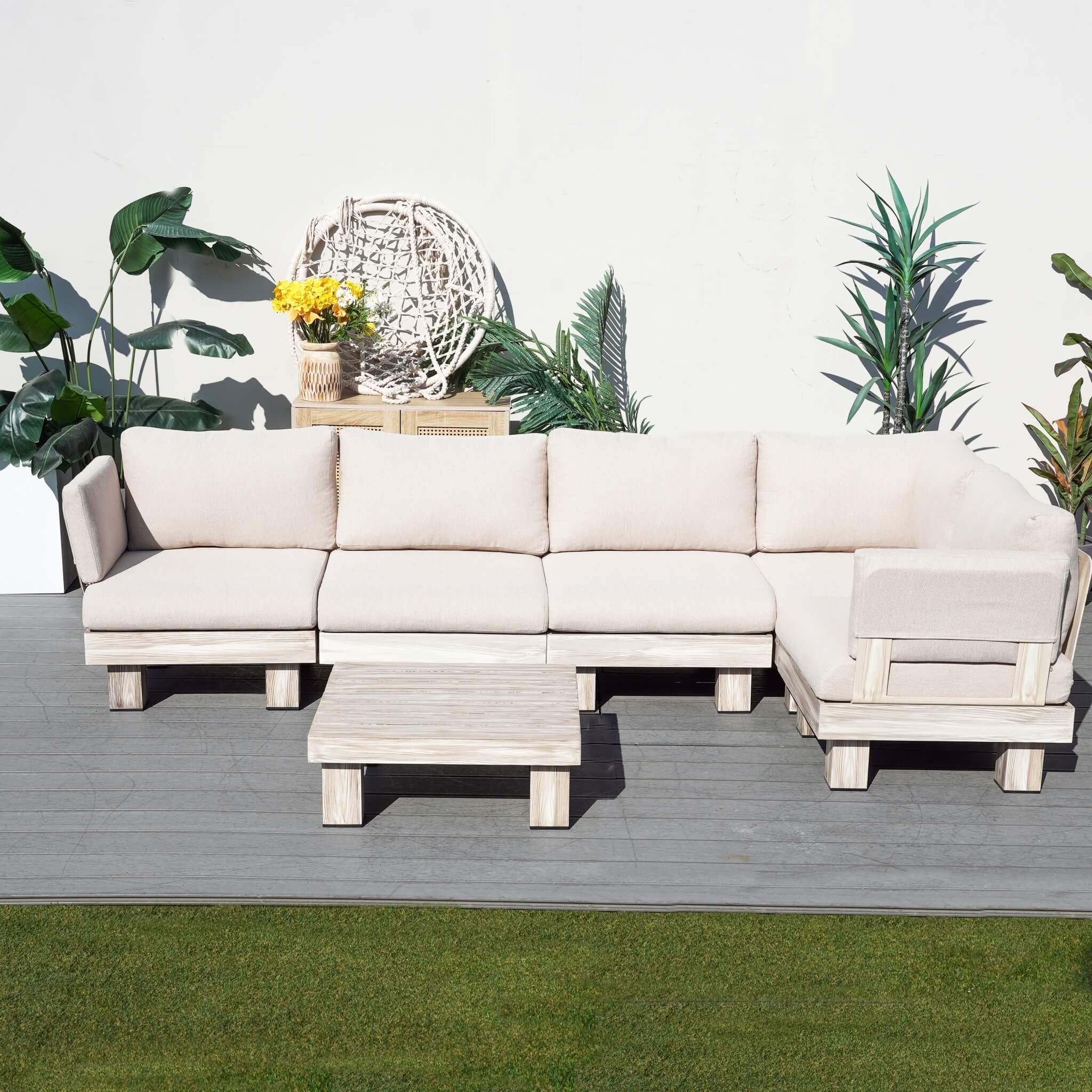 Monterey Modular L3 Corner Sofa Set (PAS - 2510 - L3 - SET) - Direct Wicker