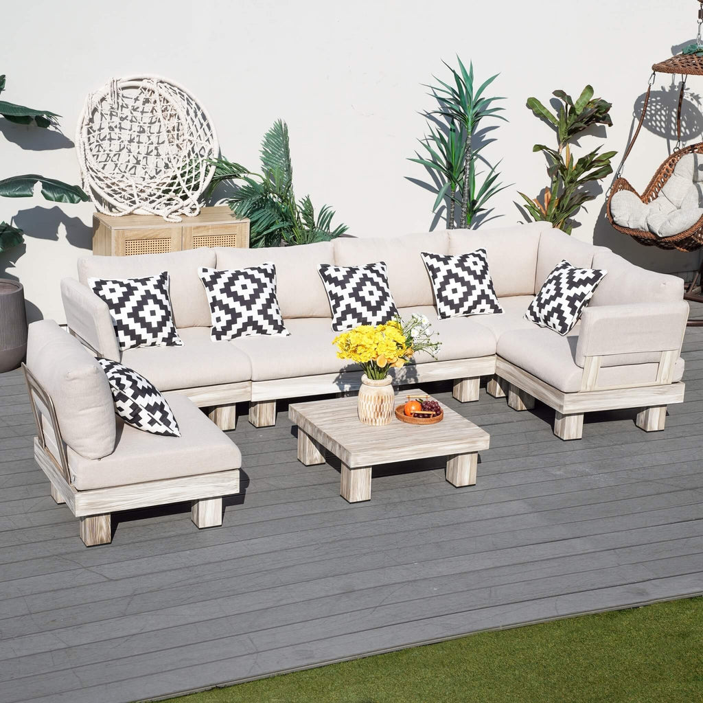 Monterey Modular L4 Corner Sofa Set (PAS - 2510 - L4 - SET) - Direct Wicker