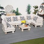 Monterey Modular L4 Corner Sofa Set (PAS - 2510 - L4 - SET) - Direct Wicker