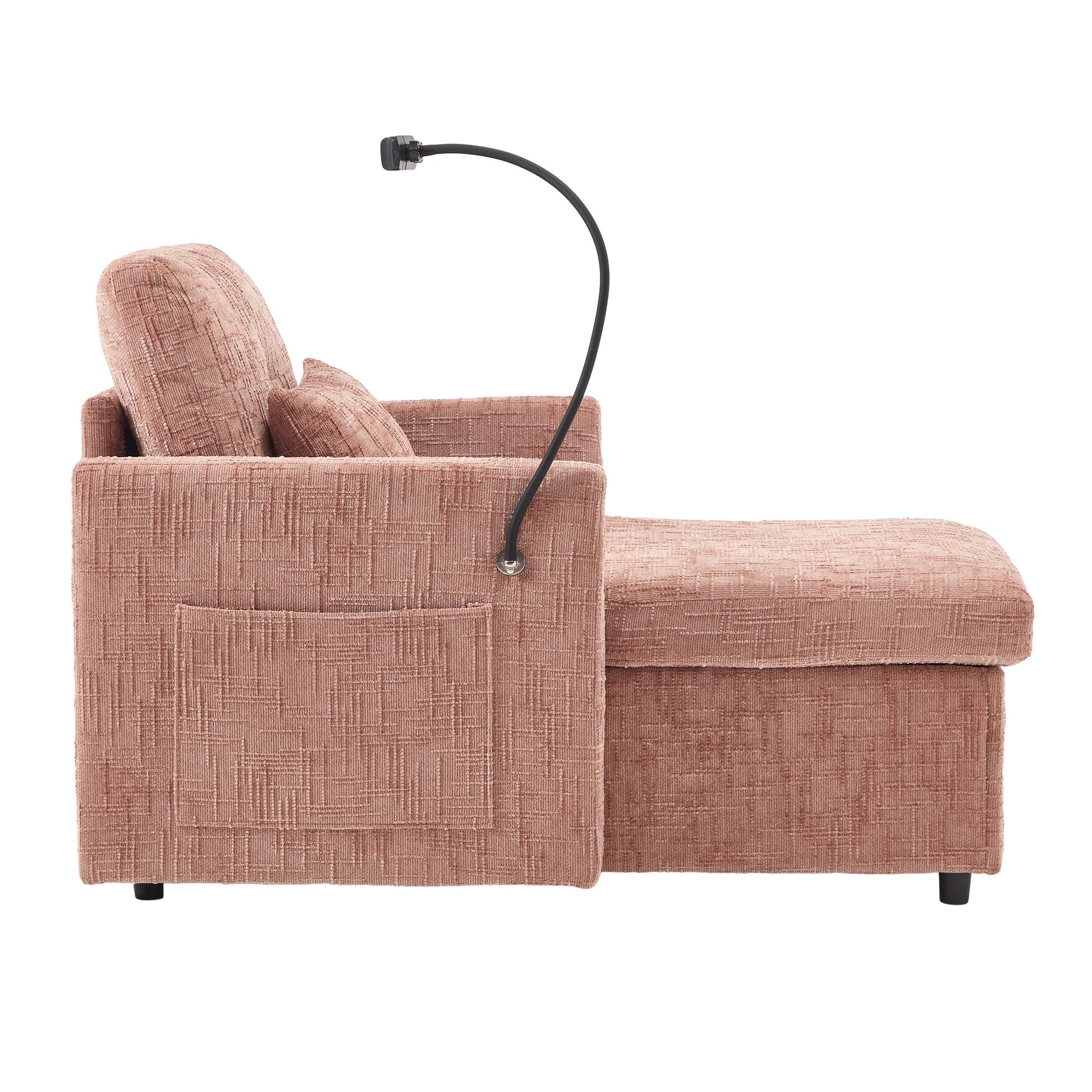 Multifunctional Lazy Person Sofa Recliner with Storage Backrest (W395P318695) - Direct Wicker