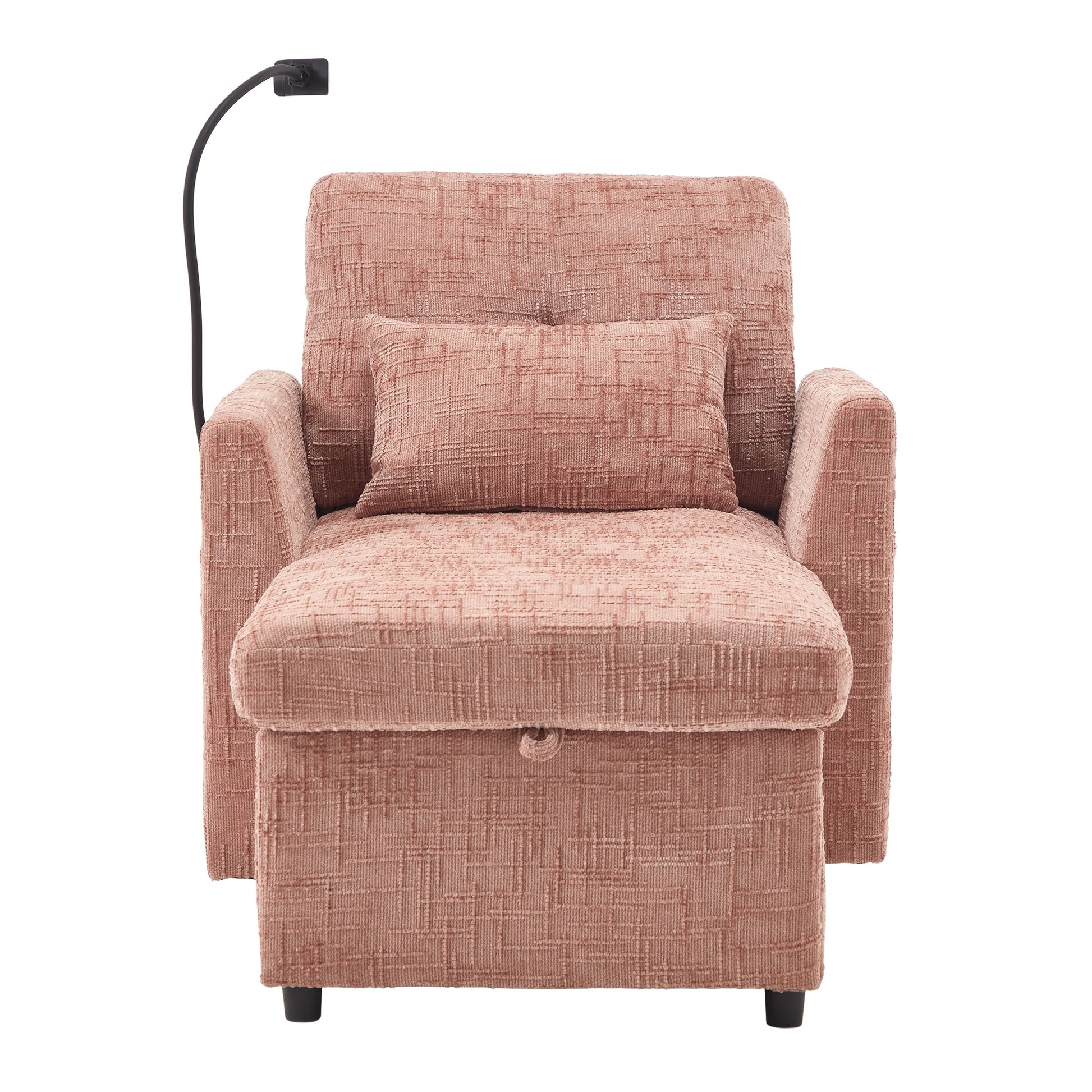 Multifunctional Lazy Person Sofa Recliner with Storage Backrest (W395P318695) - Direct Wicker