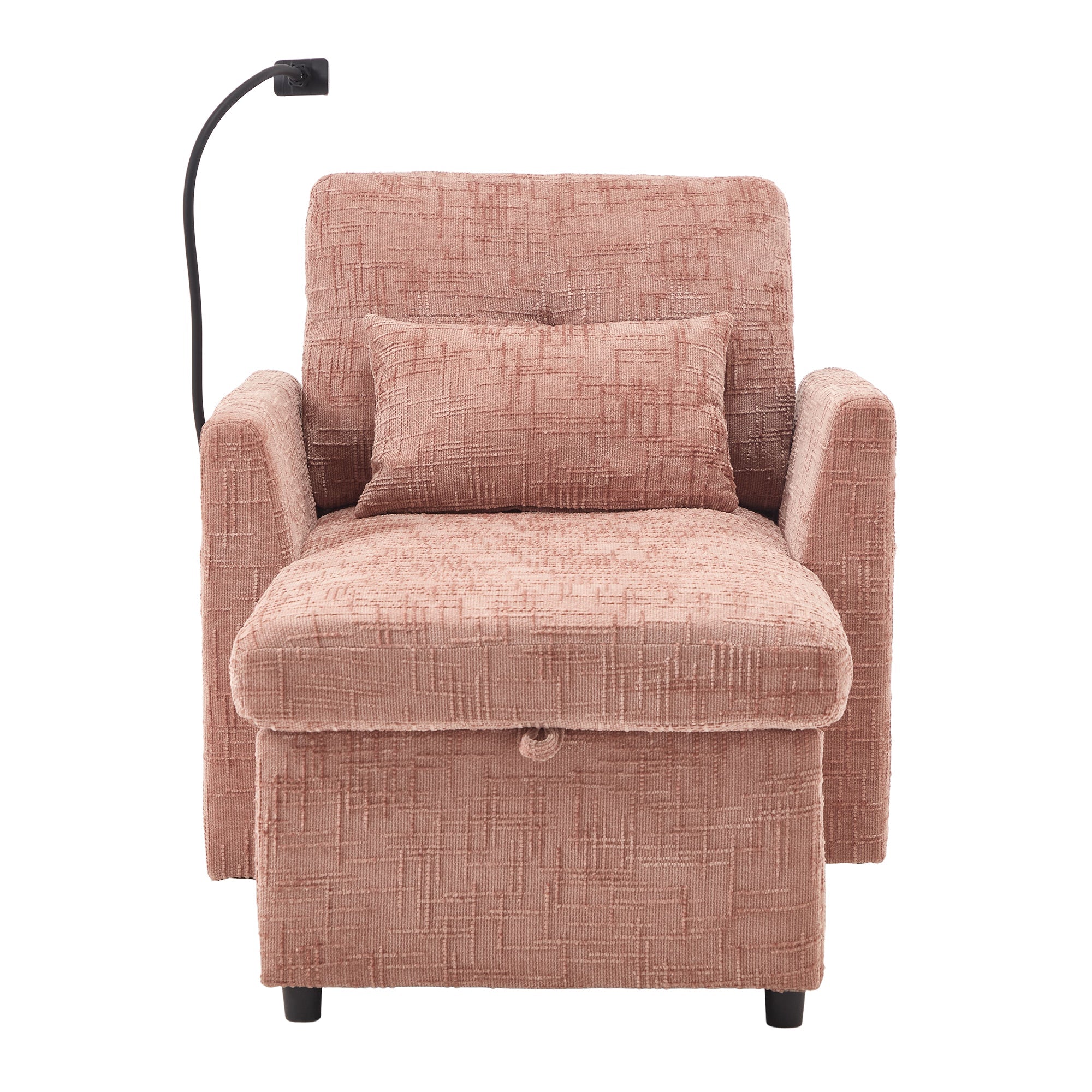 Multifunctional Lazy Person Sofa Recliner with Storage Backrest (W395P318695) - Direct Wicker