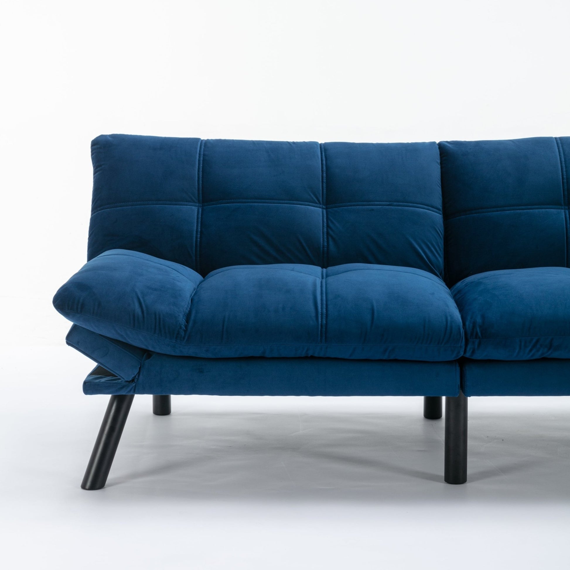 Navy Blue Convertible Folding Modern sofa Bed (W570124913) - Direct Wicker