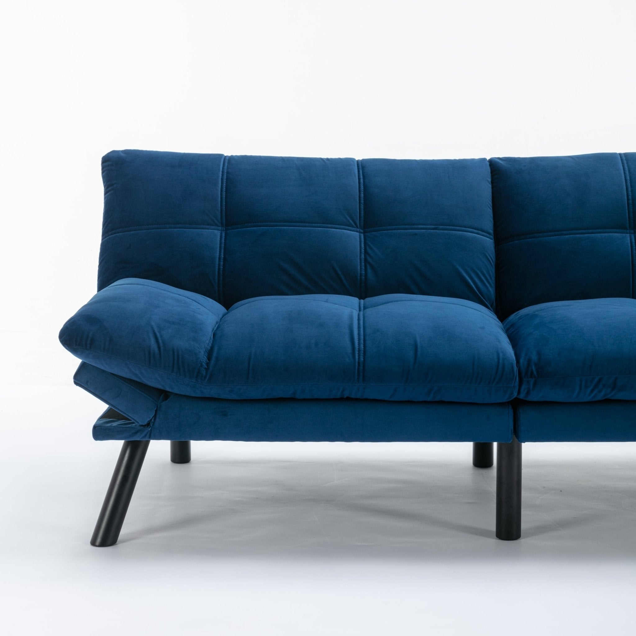 Navy Blue Convertible Folding Modern sofa Bed (W570124913) - Direct Wicker
