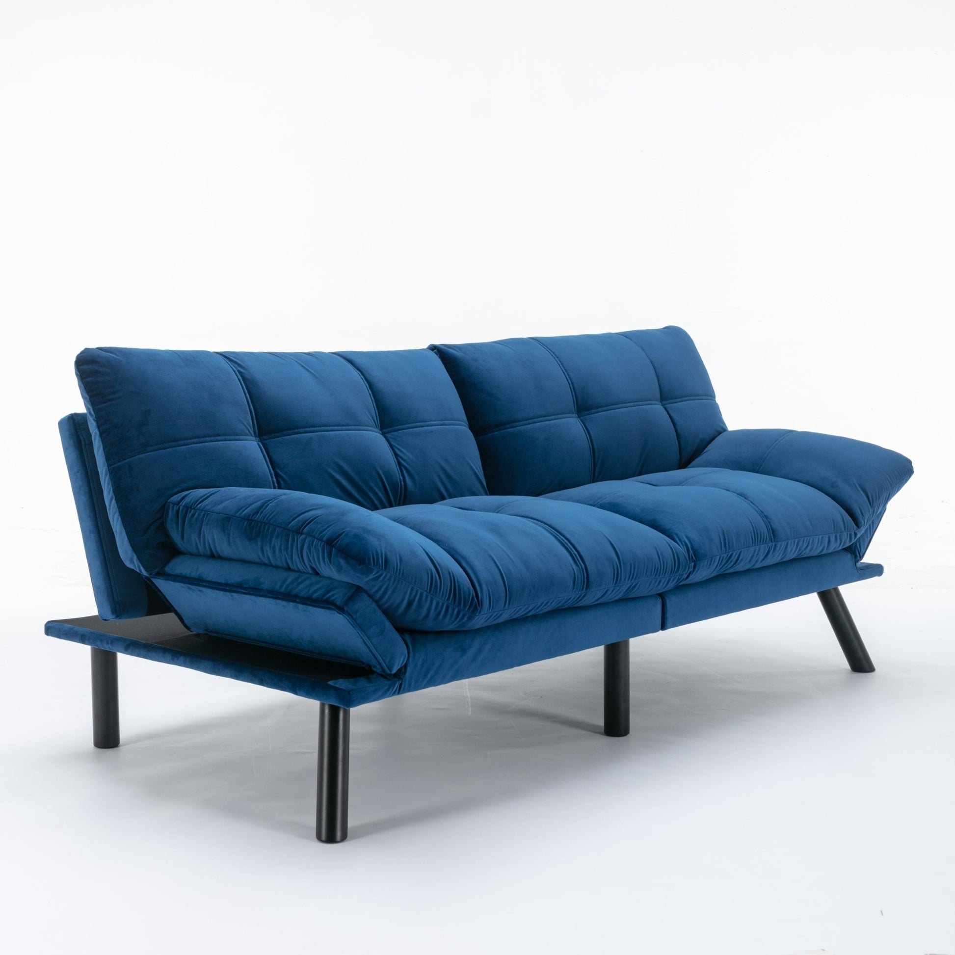 Navy Blue Convertible Folding Modern sofa Bed (W570124913) - Direct Wicker