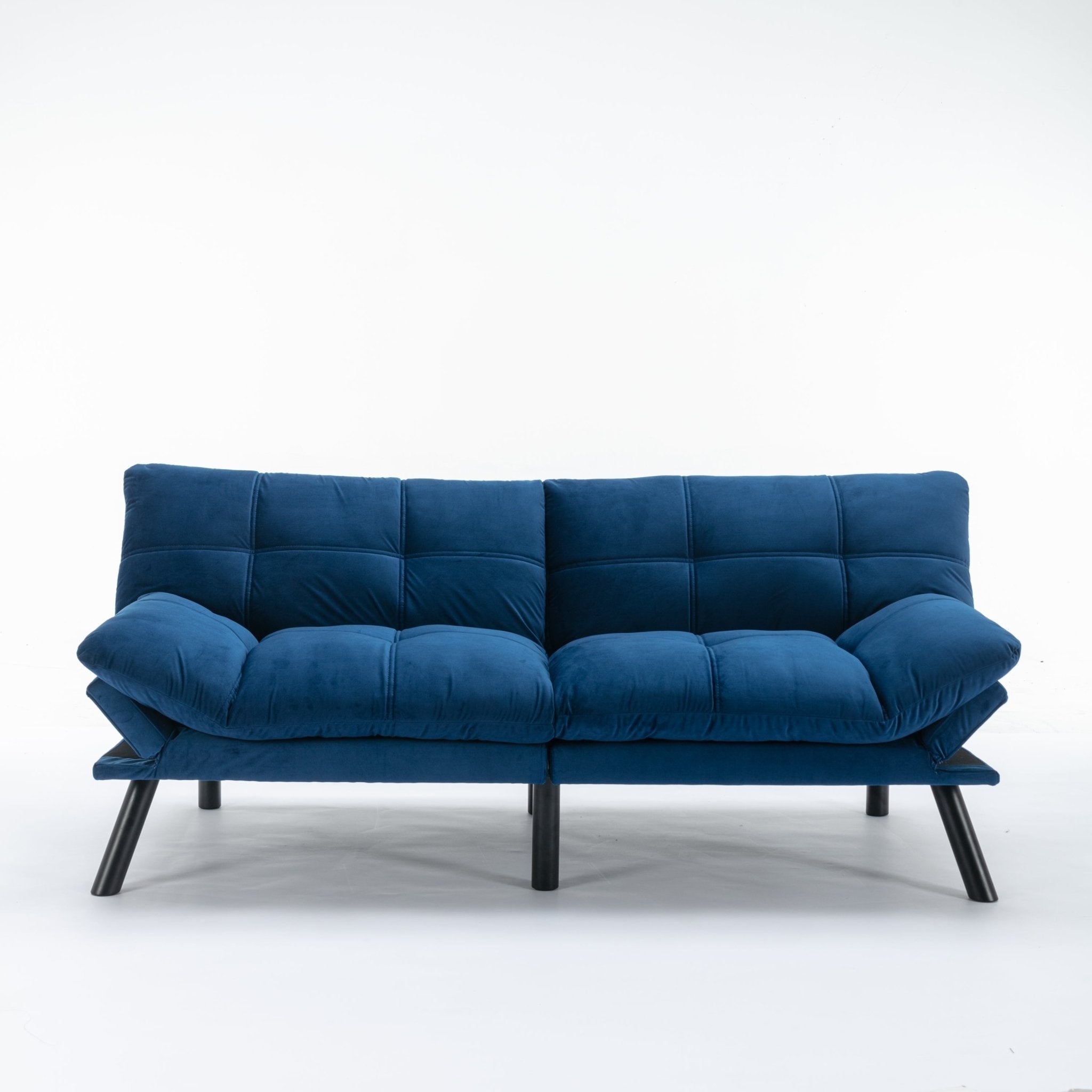 Navy Blue Convertible Folding Modern sofa Bed (W570124913) - Direct Wicker
