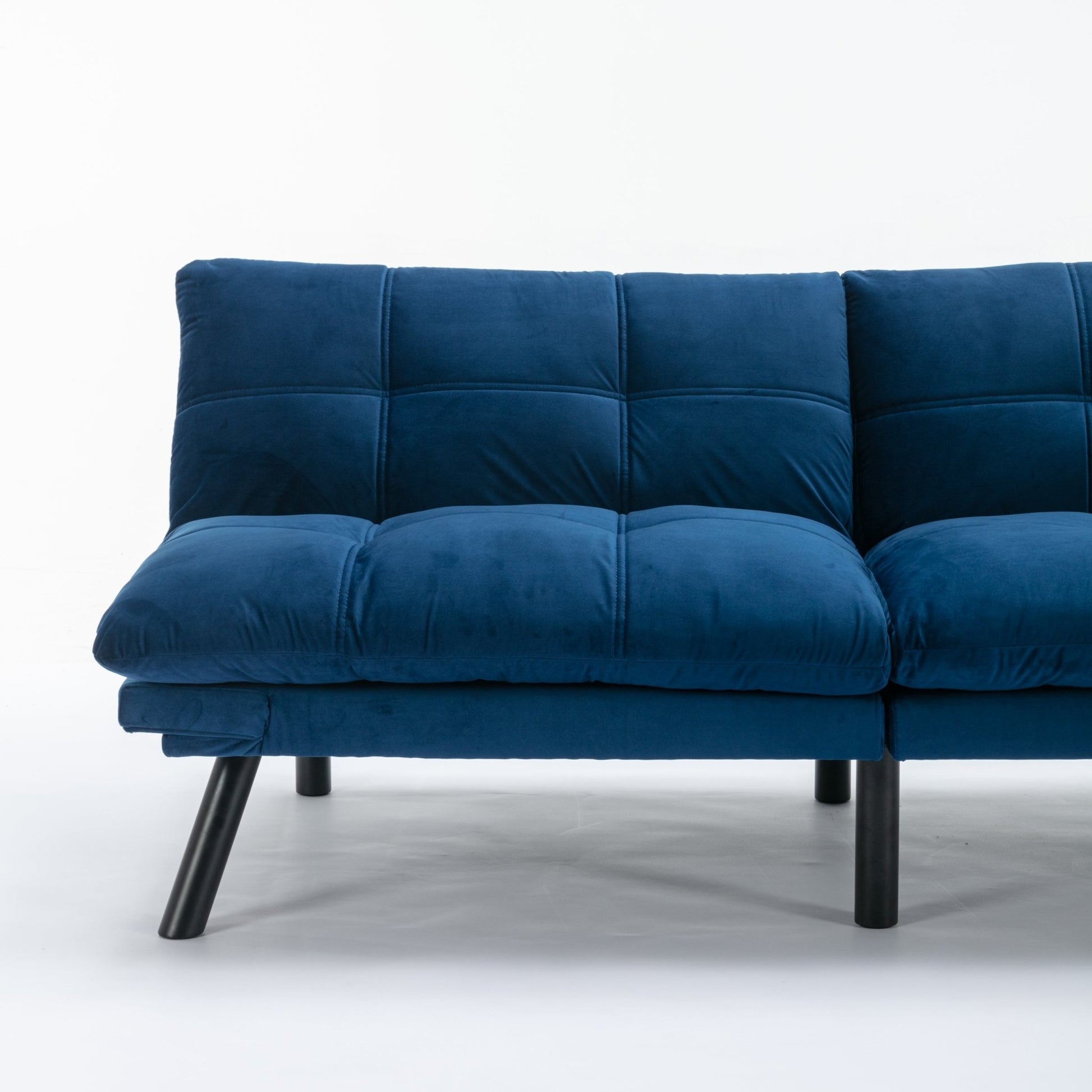 Navy Blue Convertible Folding Modern sofa Bed (W570124913) - Direct Wicker