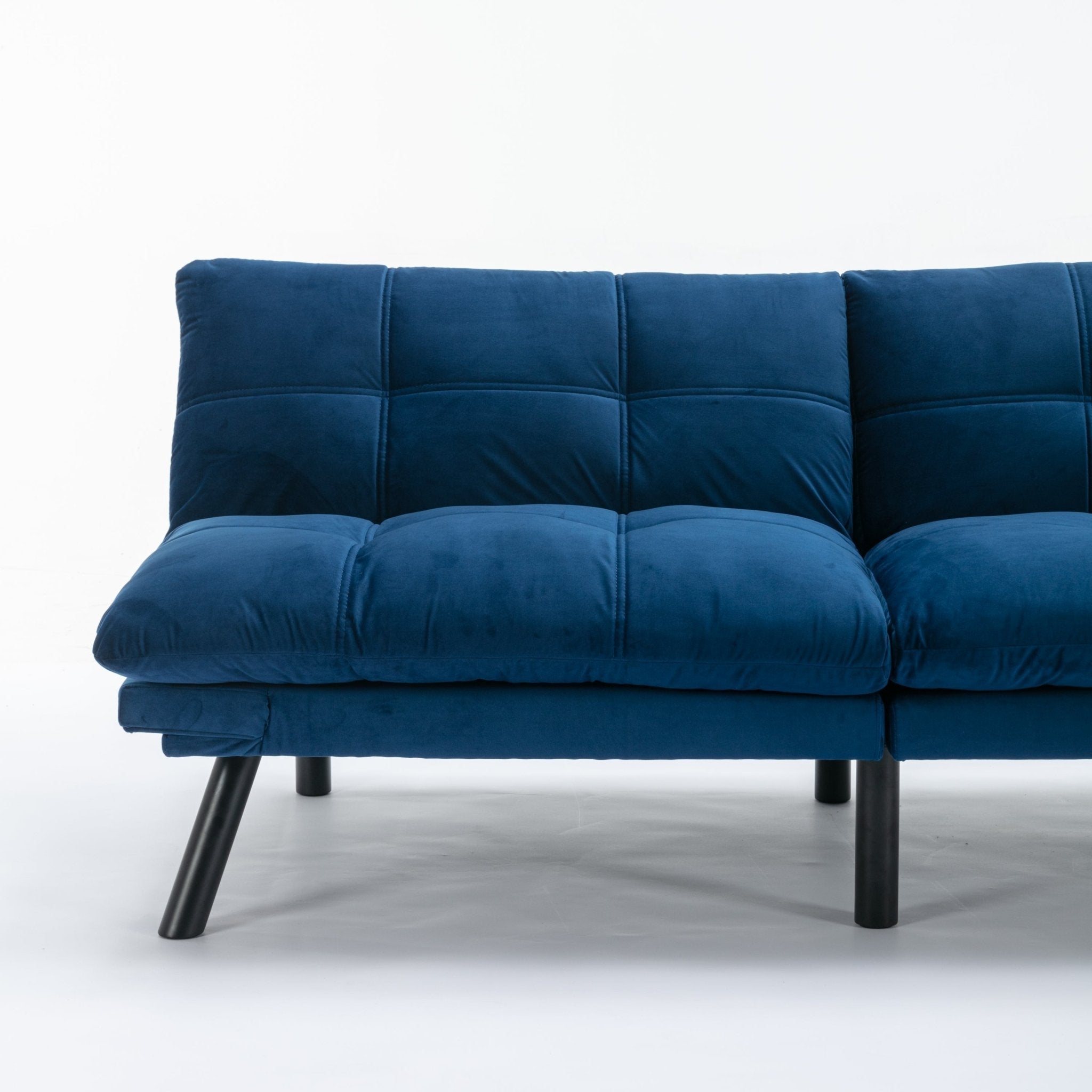 Navy Blue Convertible Folding Modern sofa Bed (W570124913) - Direct Wicker