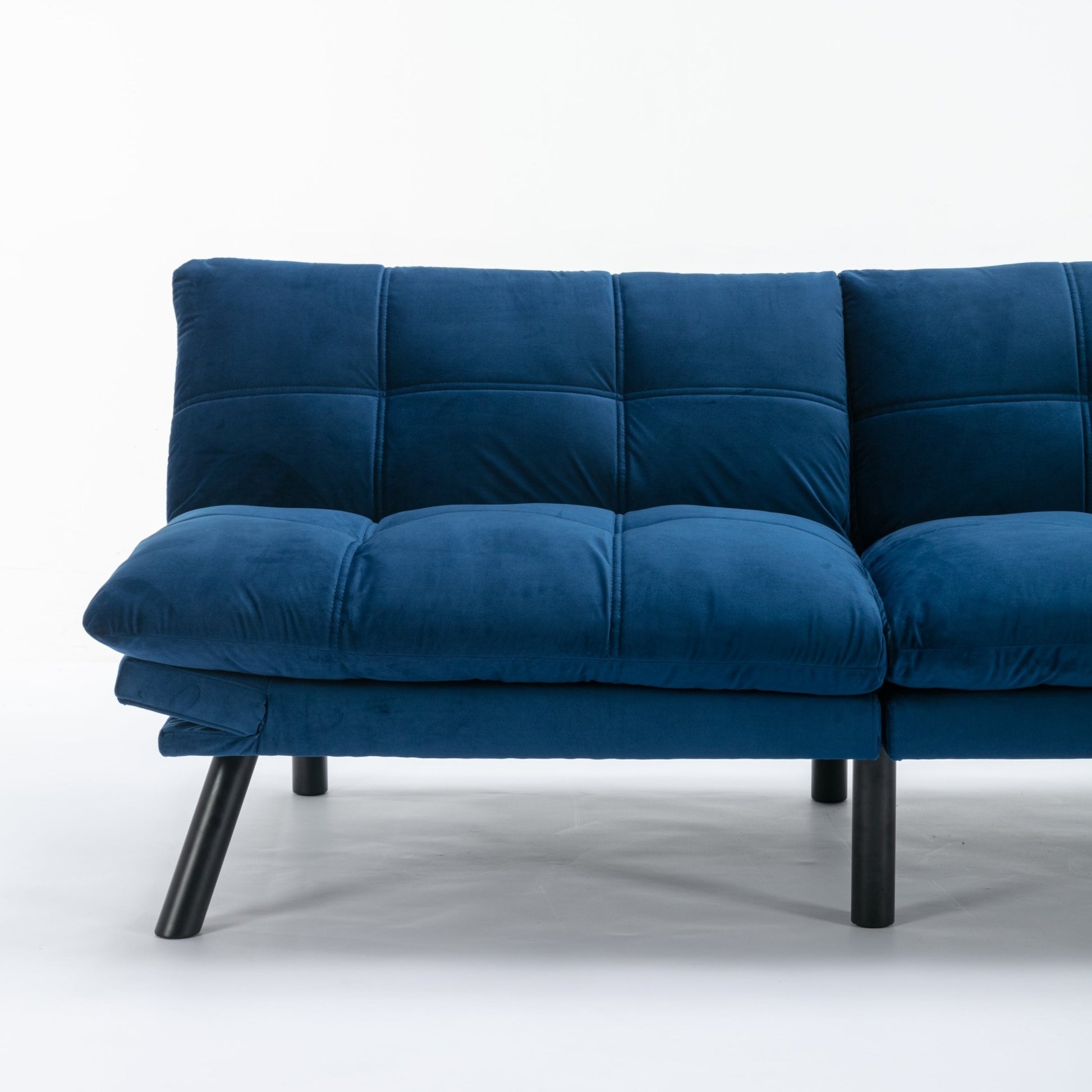 Navy Blue Convertible Folding Modern sofa Bed (W570124913) - Direct Wicker
