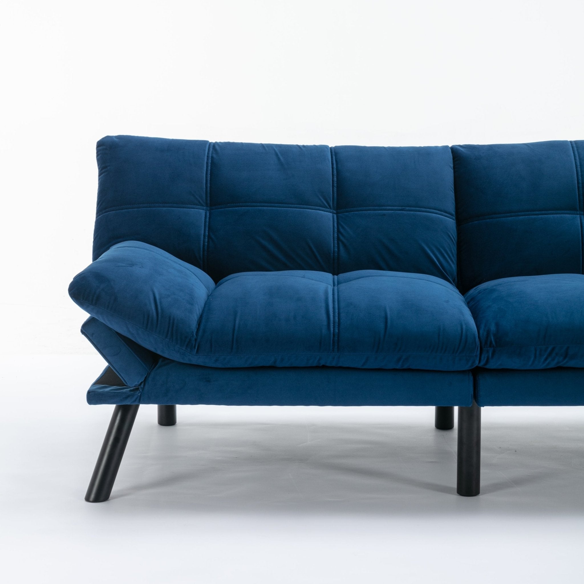 Navy Blue Convertible Folding Modern sofa Bed (W570124913) - Direct Wicker