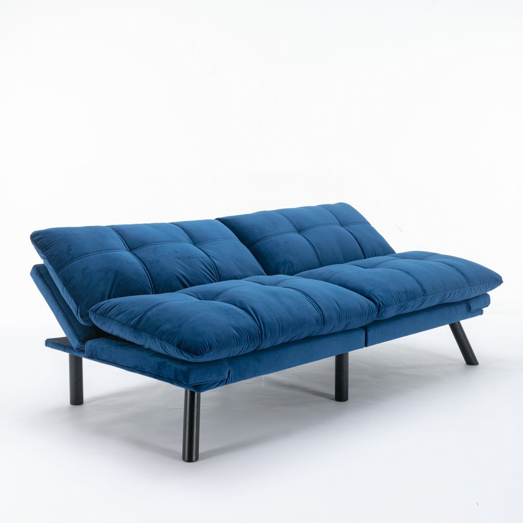 Navy Blue Convertible Folding Modern sofa Bed (W570124913) - Direct Wicker
