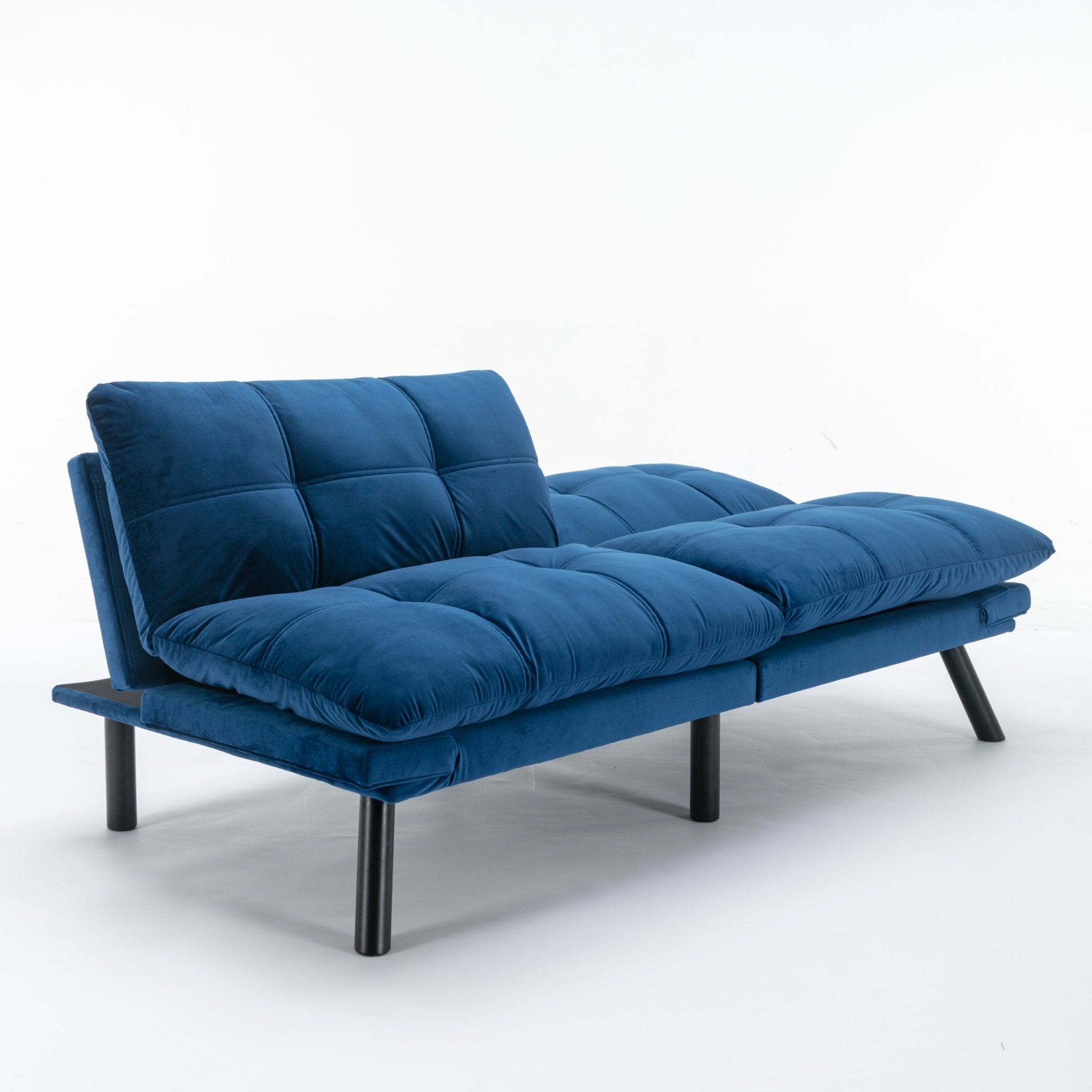 Navy Blue Convertible Folding Modern sofa Bed (W570124913) - Direct Wicker