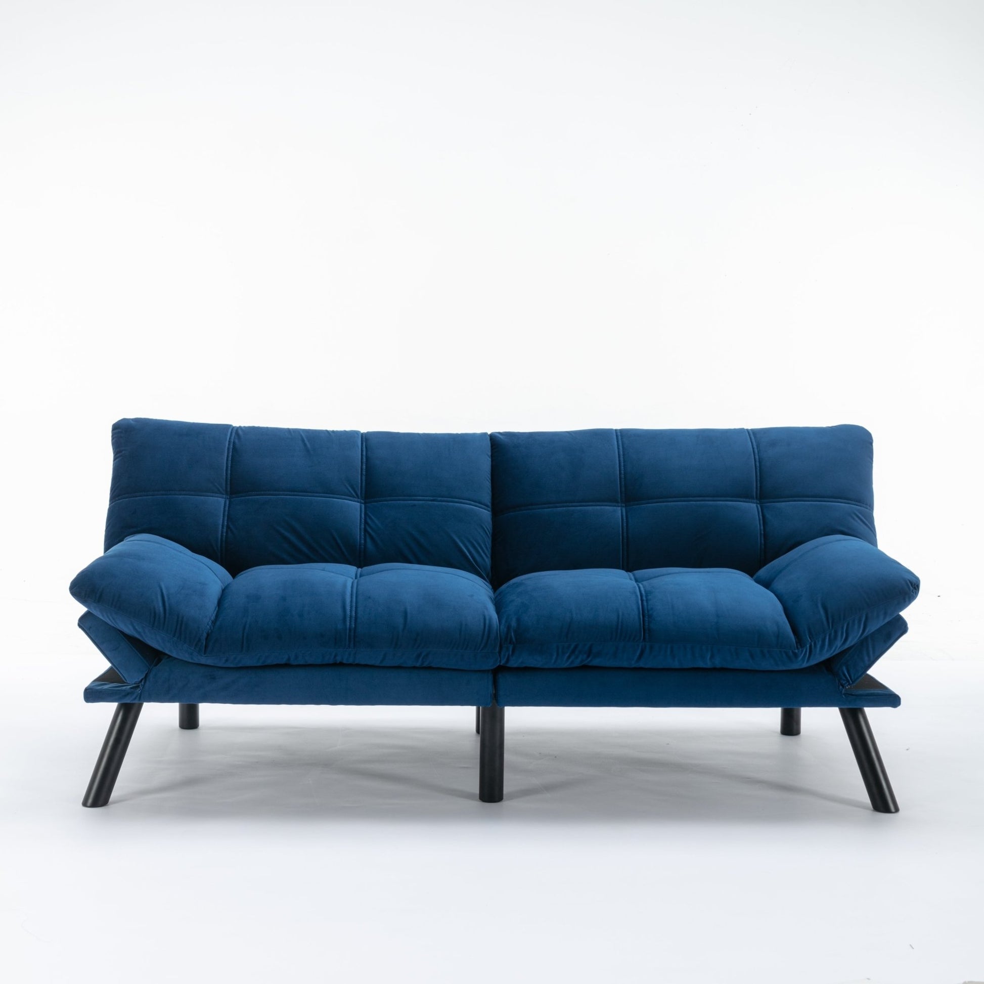 Navy Blue Convertible Folding Modern sofa Bed (W570124913) - Direct Wicker