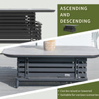 New Aluminum Exposed Tube High-End 5-Seat Sofa Set (PAS-2350TS） - Direct Wicker