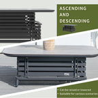 New Aluminum Exposed Tube High - End 8 - Seat Sofa Set (PAS - 2351+2352) - Direct Wicker