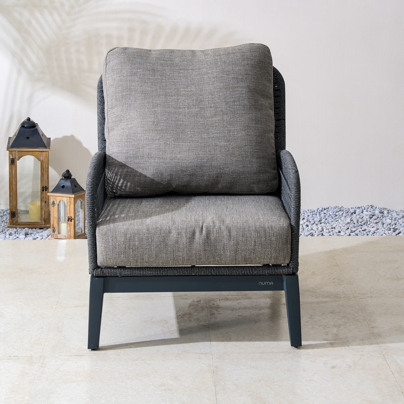 Numa-Style Bellaire Single Sofa – Set of 2 (PJS-Bellaire-A5-SS-GR1-CQT) - Direct Wicker