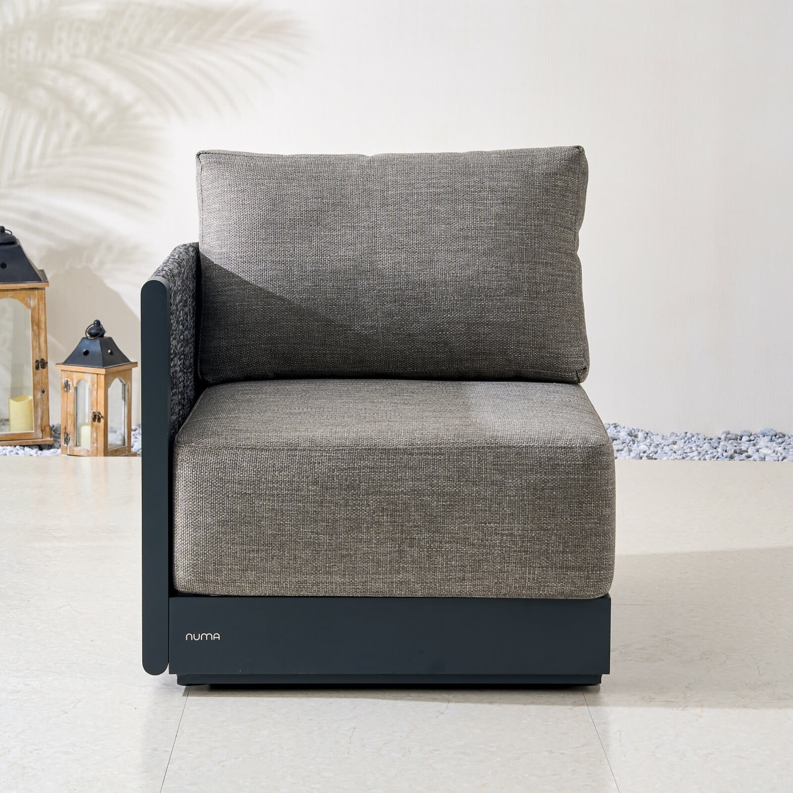 Numa - Style Calma 5 - Seater Sofa Set with Coffee Table (PJS - Calma - 5S - SofaSet+CT - GR - YT) - Direct Wicker