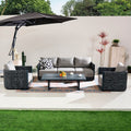 Numa - Style Calma 5 - Seater Sofa Set with Coffee Table (PJS - Calma - 5S - SofaSet+CT - GR - YT) - Direct Wicker